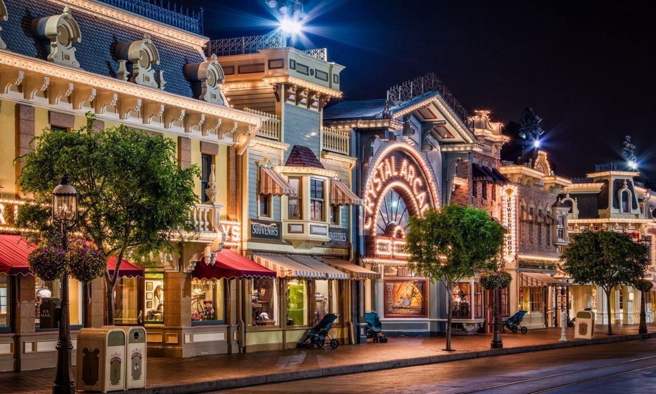 1280x768 Disneyland Street Usa Wallpaper HD :