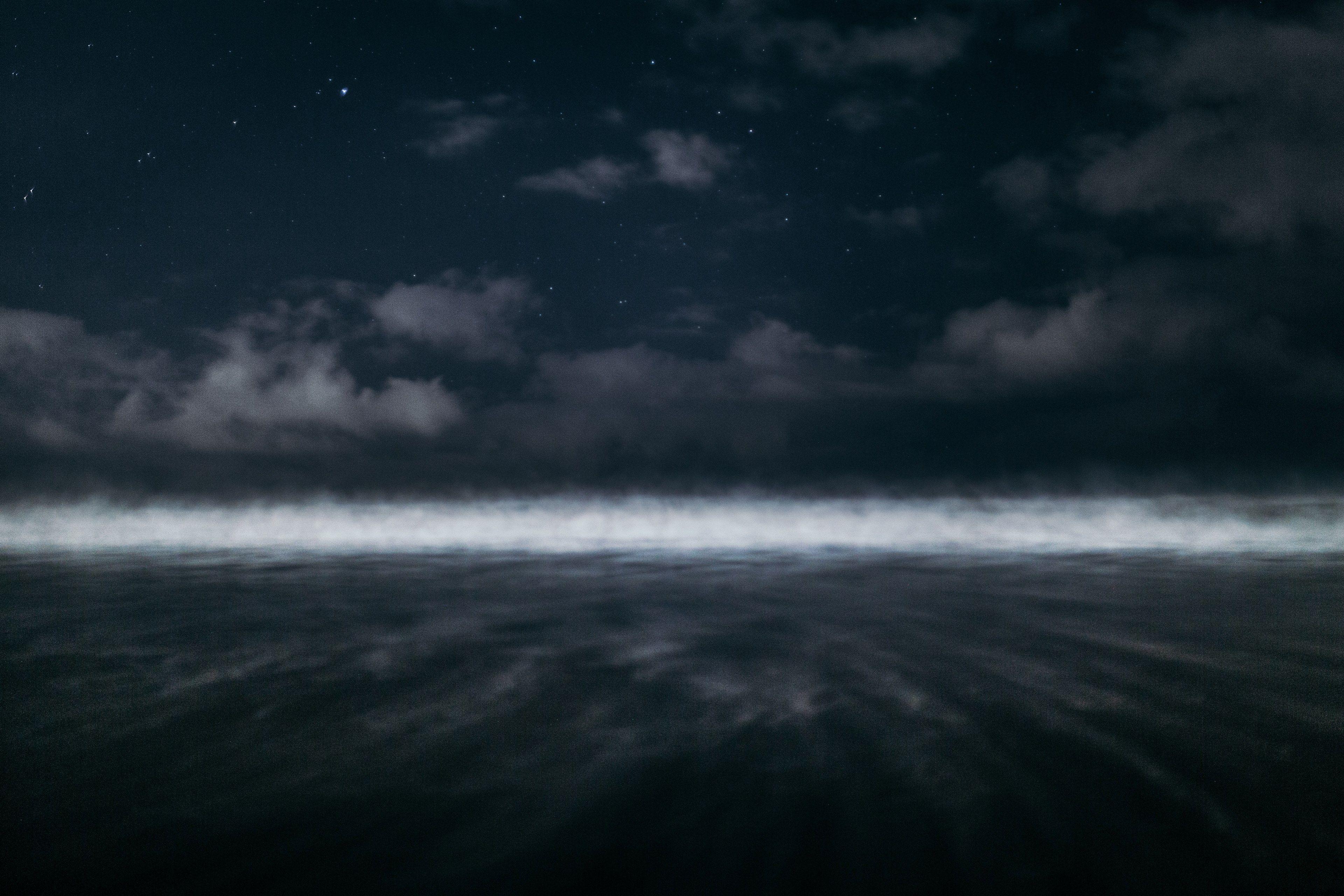 3840x2560 ethereal dark ocean 4k wallpaper and background