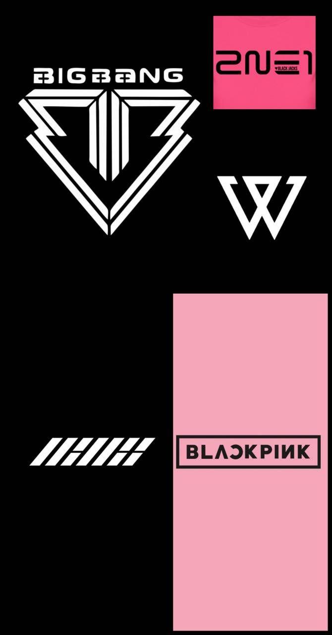 670x1280 Kpop YG Logos wallpaper
