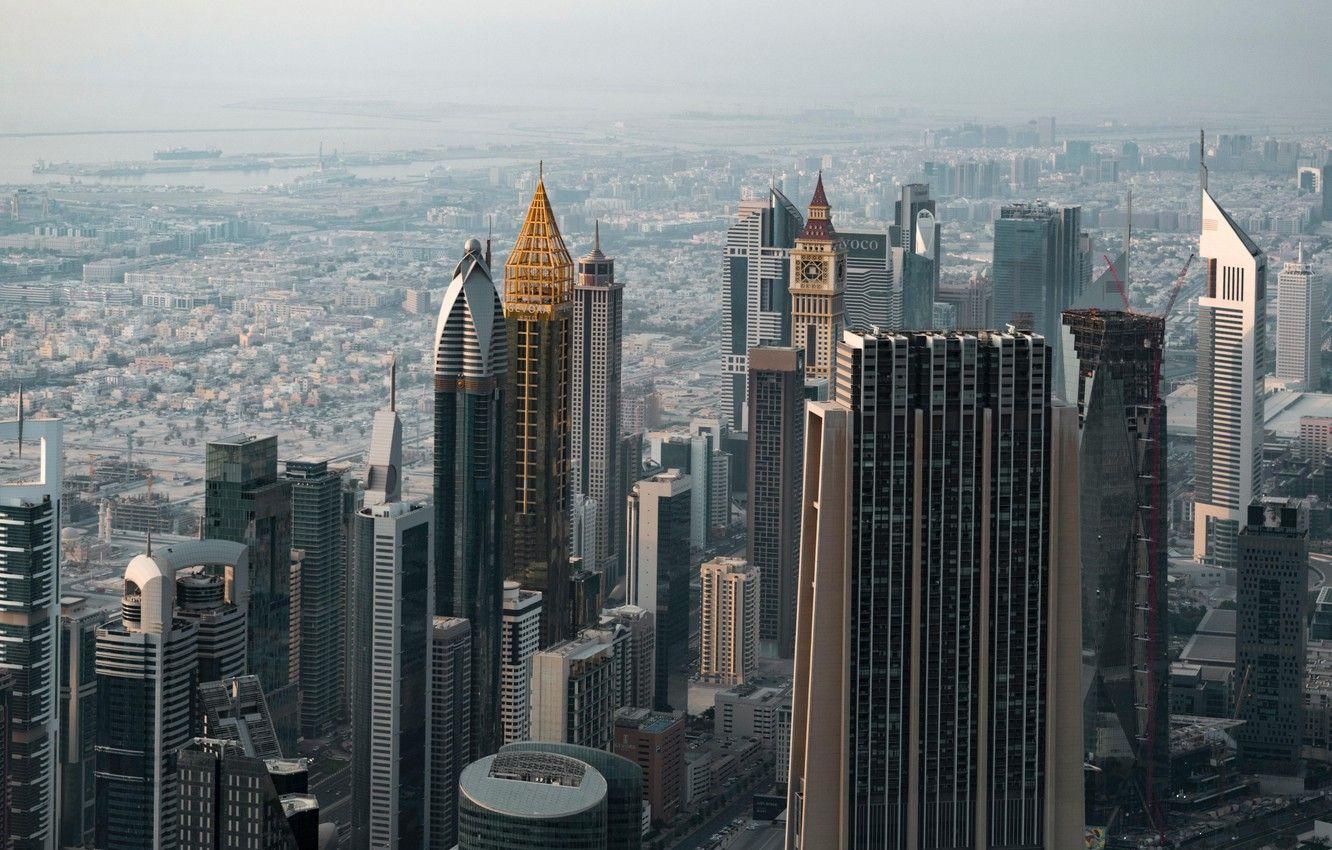 1332x850 Wallpaper city, buildings, skyscrapers, metropolis, 6k HD