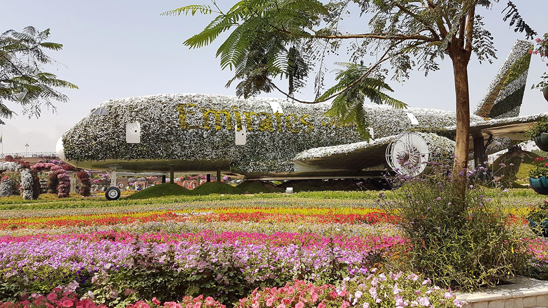 1920x1080 Image Dubai Airplane Emirates UAE