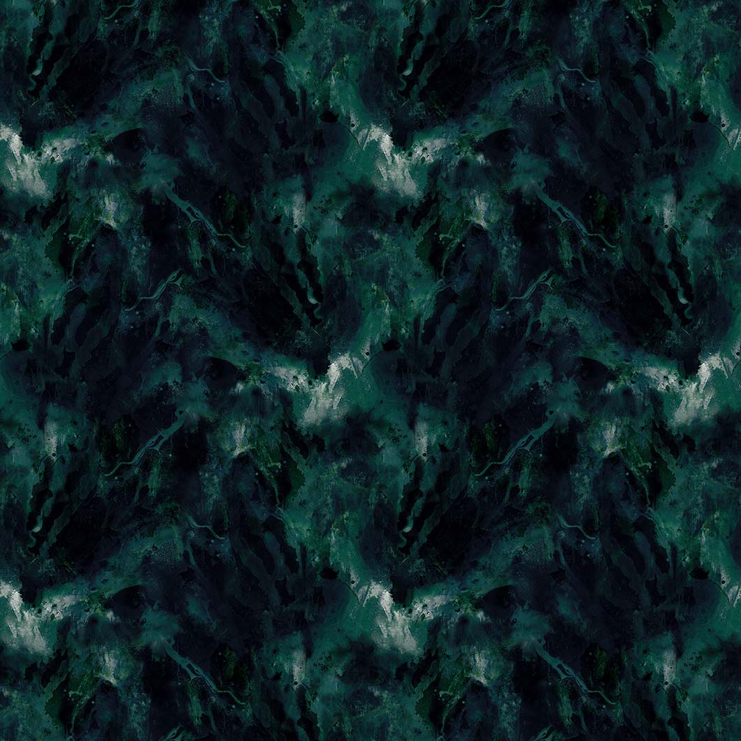 1060x1060 Beyond Nebulous Wallpaper Màu xanh lá cây Xanh lam