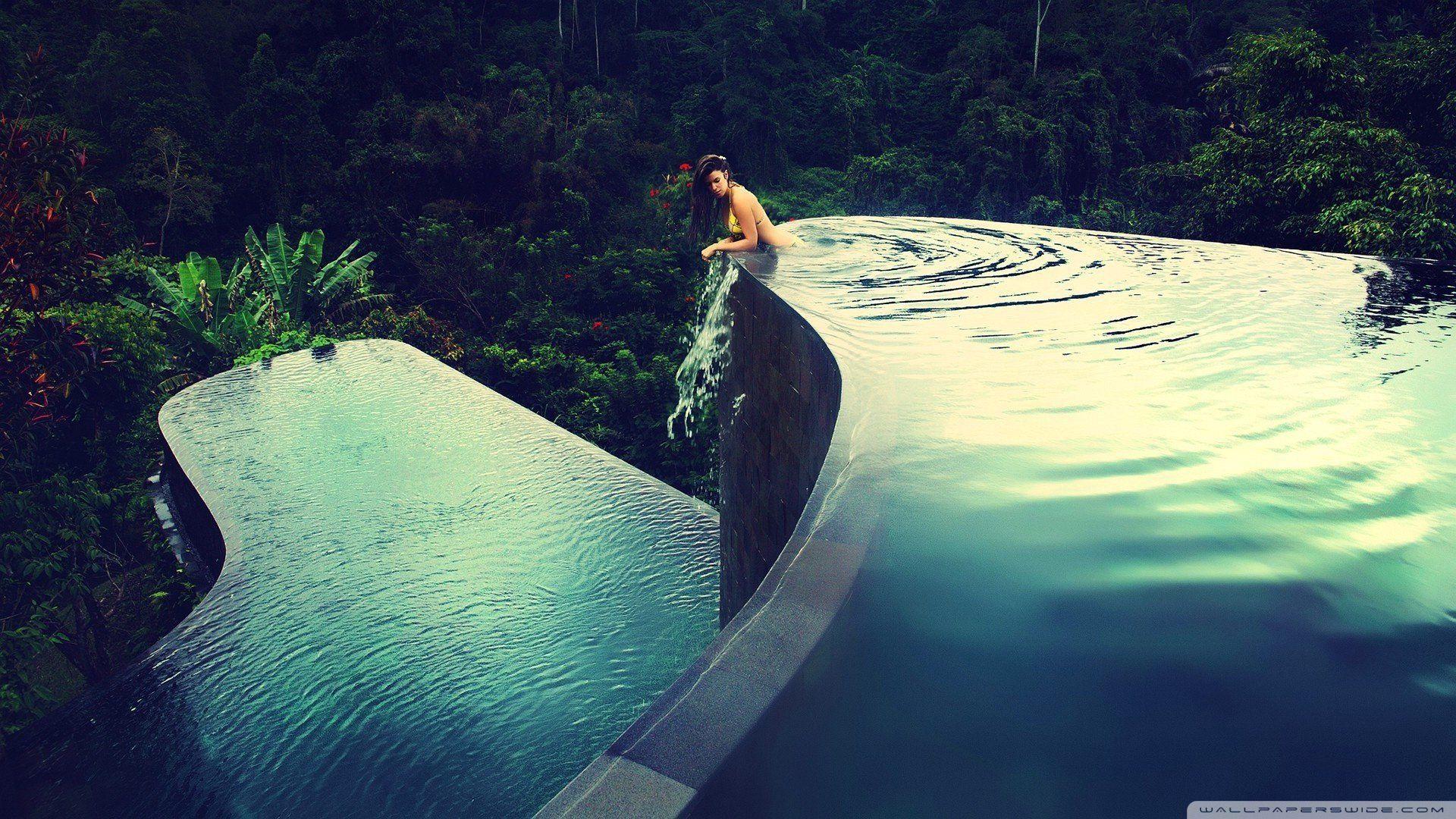1920x1080 Wallpaper Swimming Pools Of Luxury Hotel 1920 X 1080 Full HD
