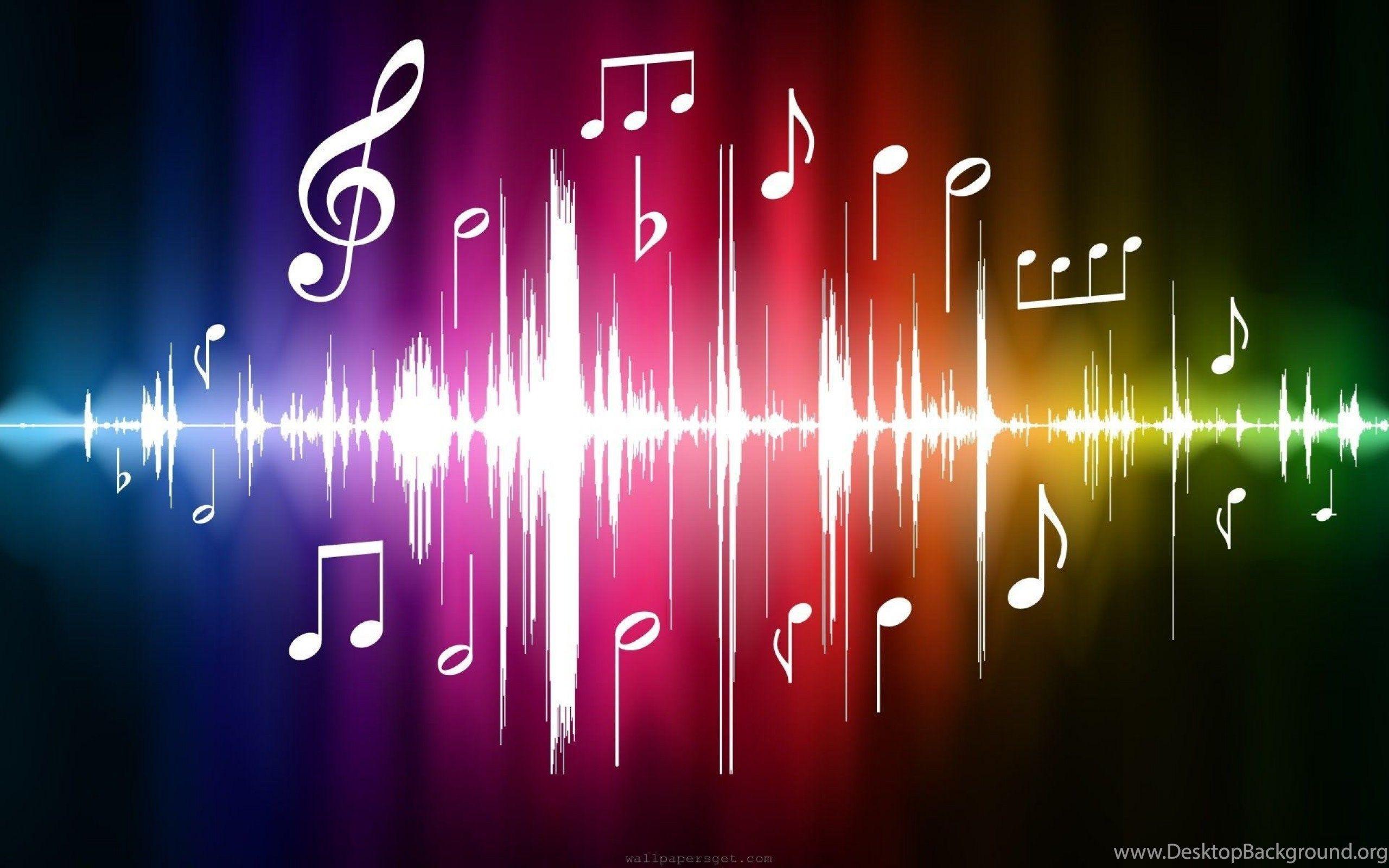 2560x1600 Hd wallpaper sound waves musical note desk×1600