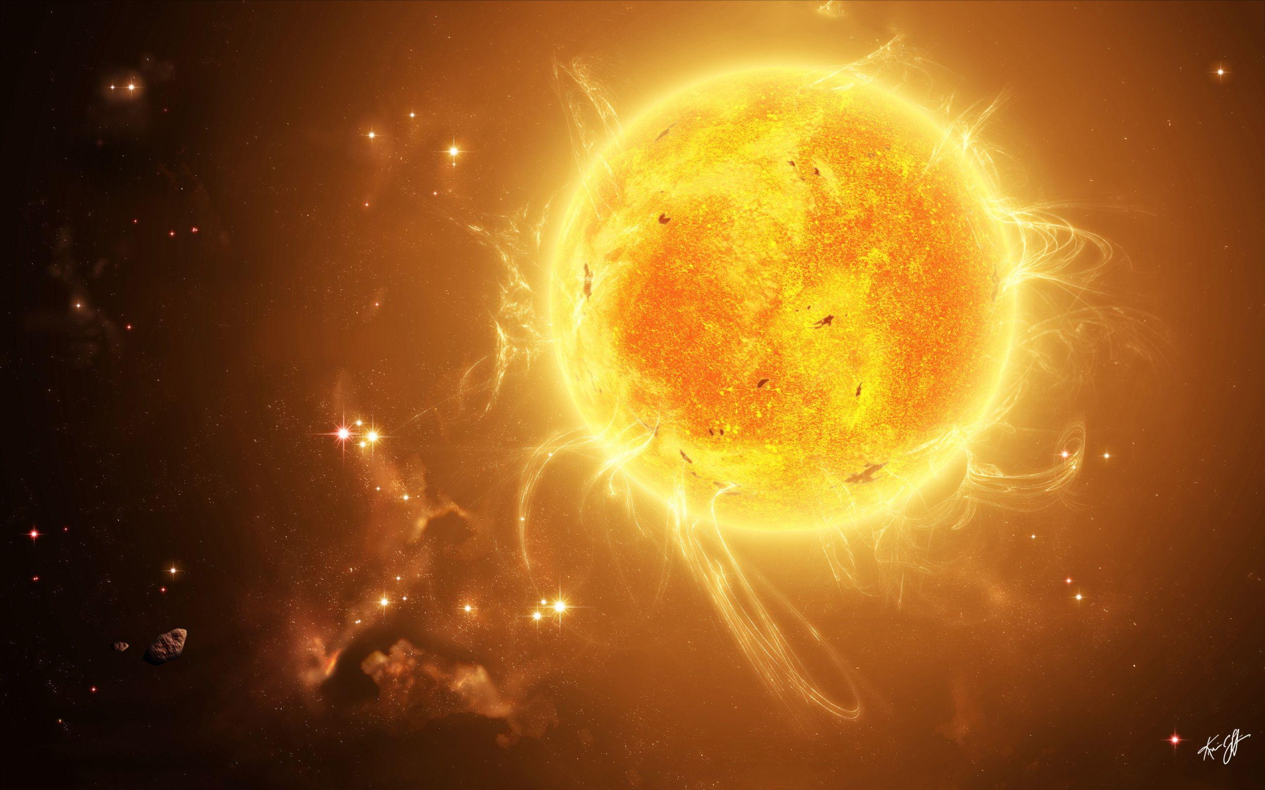 2560x1600 Planet Sun wallpaperx1600
