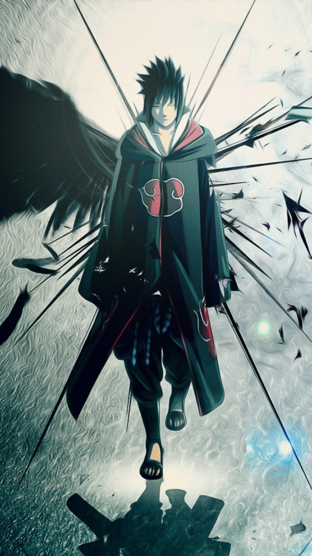 1080x1920 Uchiha sasuke naruto: shippuden akatsuki wallpaper