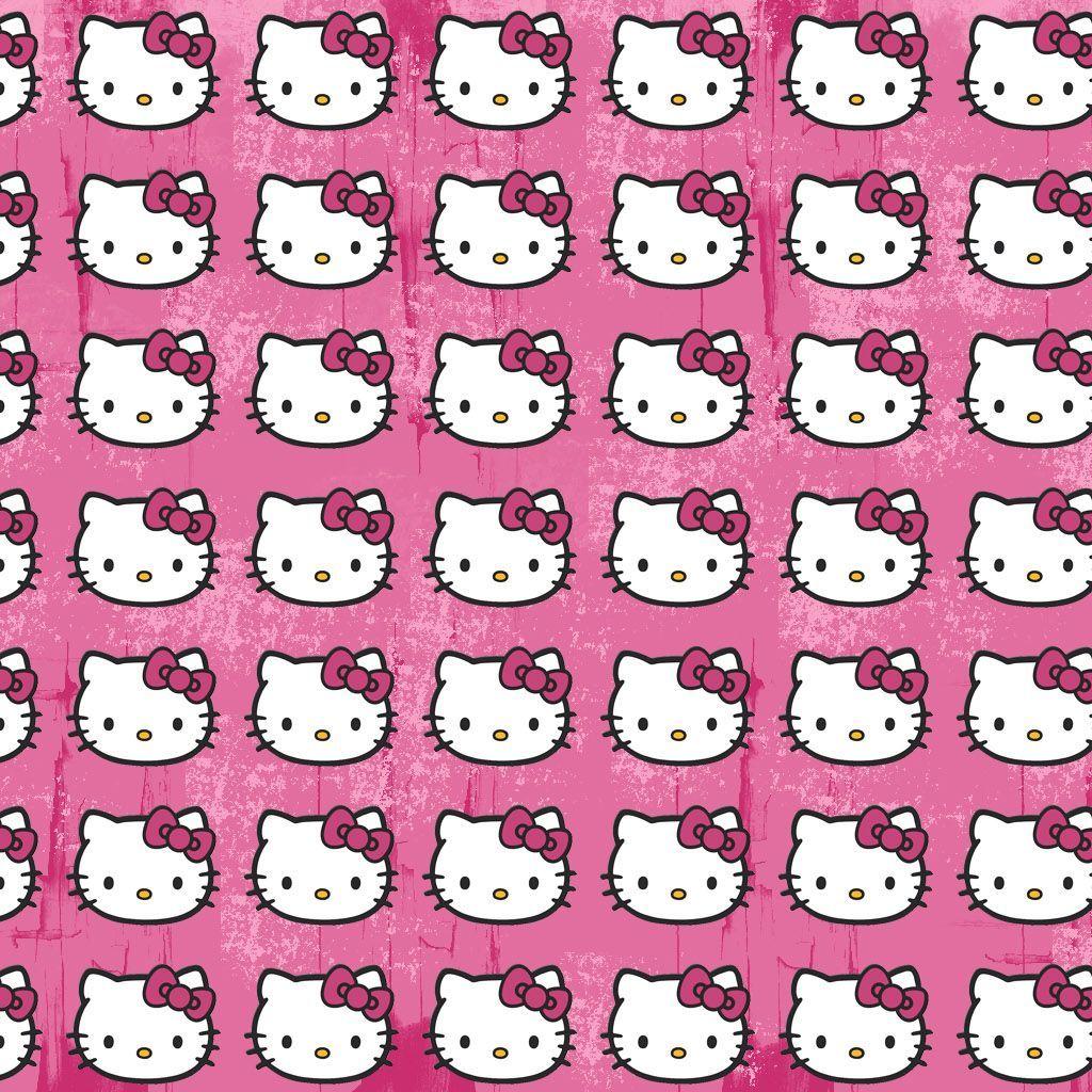 1024x1024 Hình nền IPod Hello Kitty