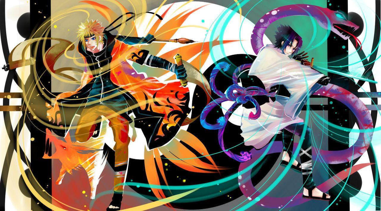 1280x711 Sasuke Vs Naruto HD Wallpaper for Android