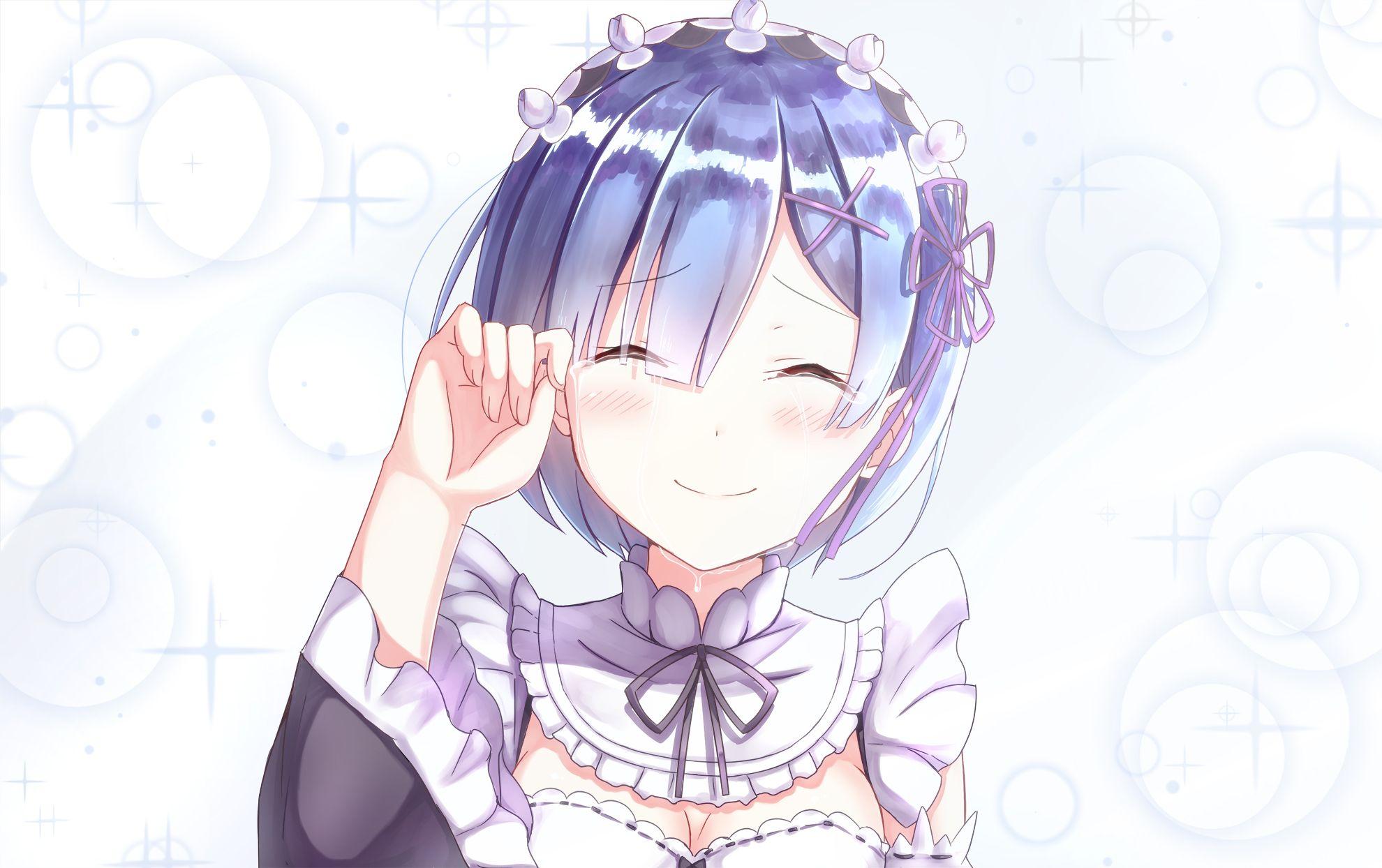 1980x1244 Rem (Re:ZERO) HD Wallpaper and Background Image