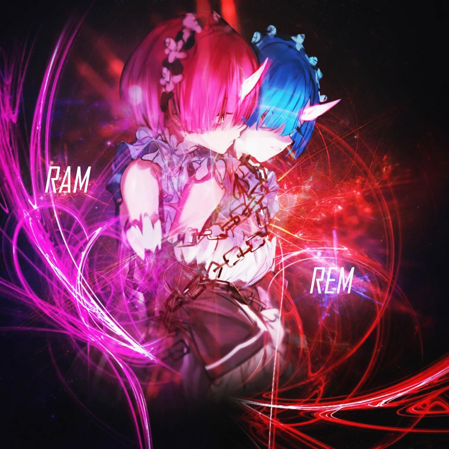 1440x1440 Steam Workshop::[Re:Zero] Ram And Rem 4K Wallpaper Left Right