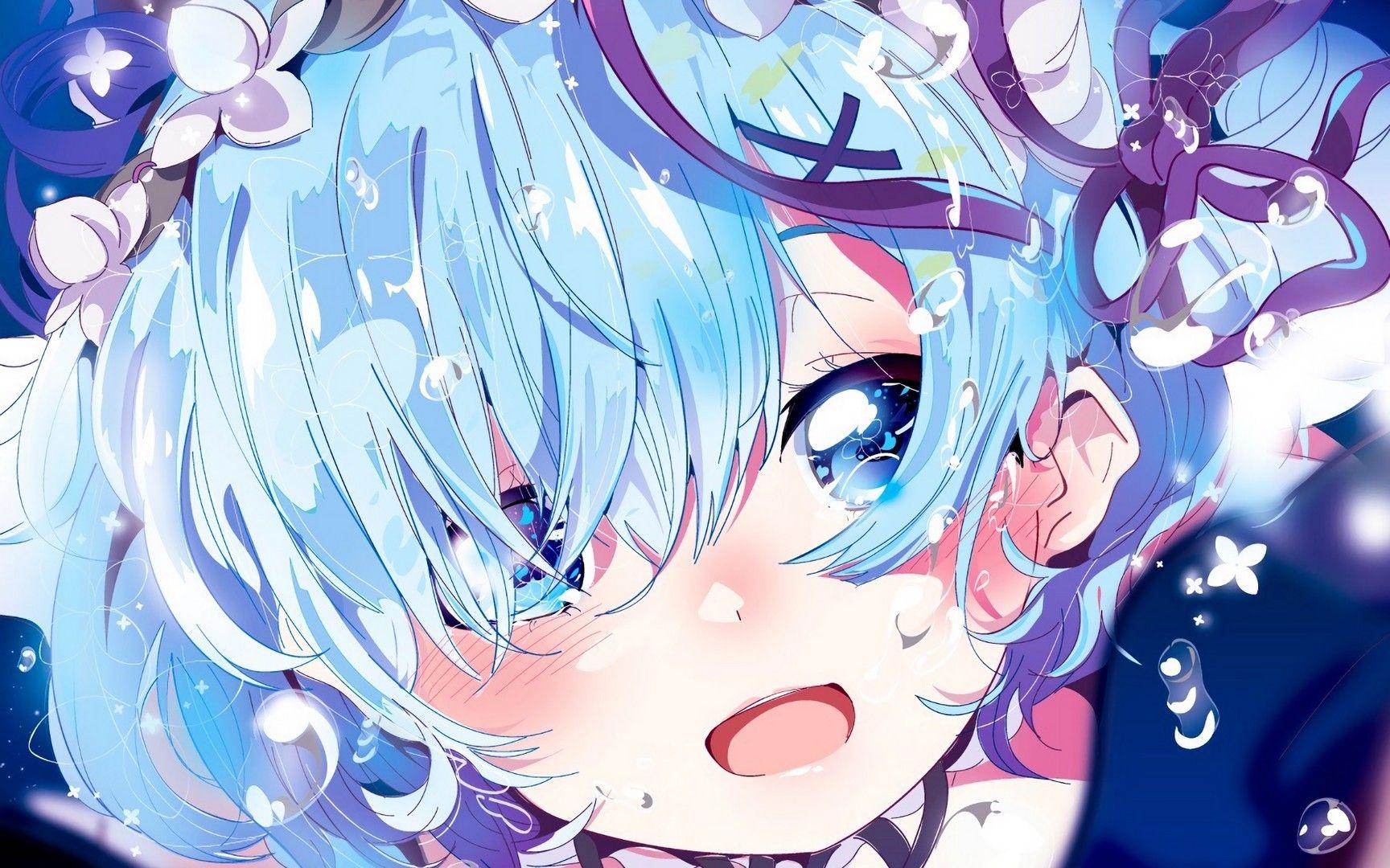 1728x1080 Cute Rem Re Zero Wallpaper HD Live Wallpaper HD