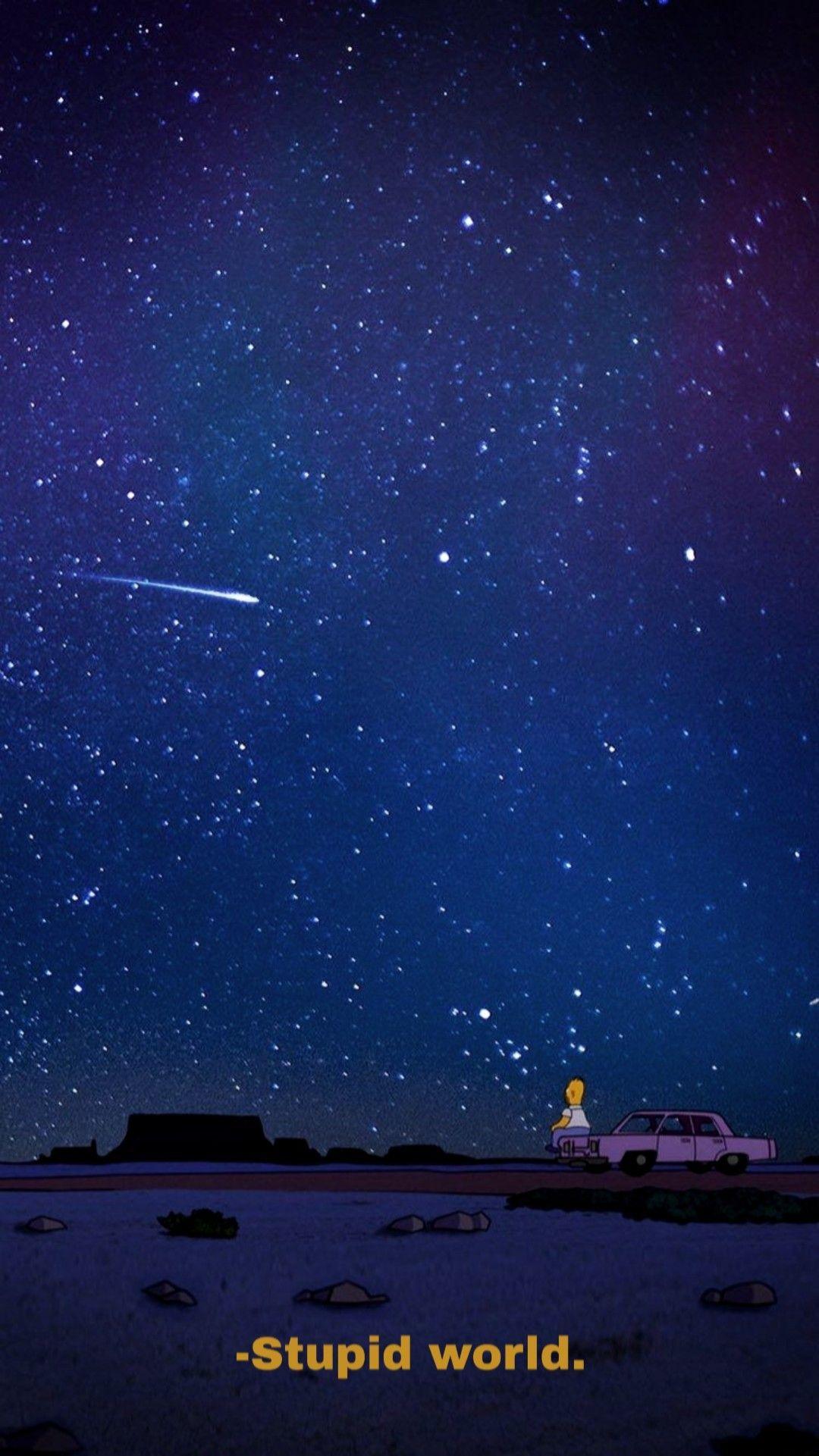 1080x1921 lonely homer simpson. Papel de parede calvin e haroldo, Fotos de