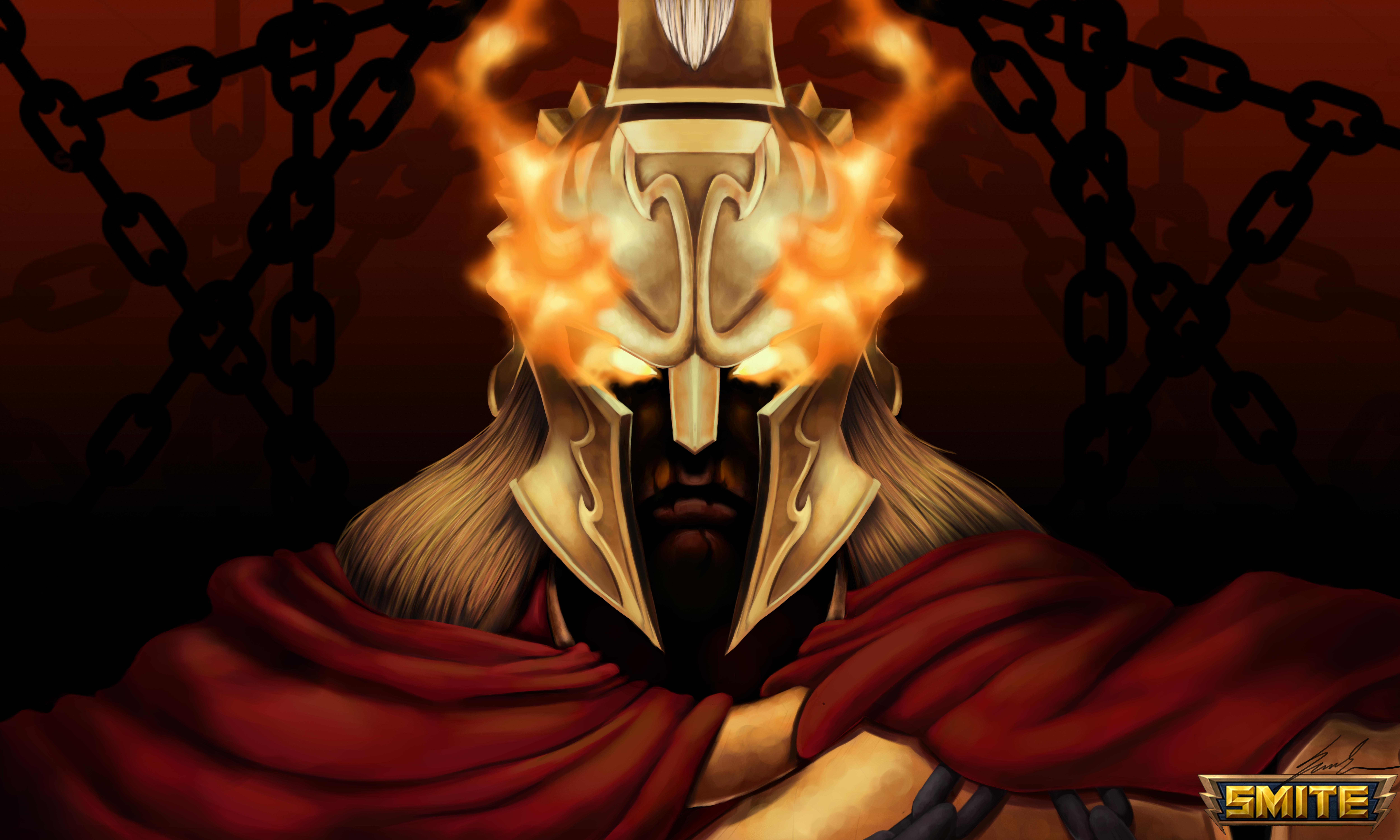 10000x6000 Fanart SMITE Ares