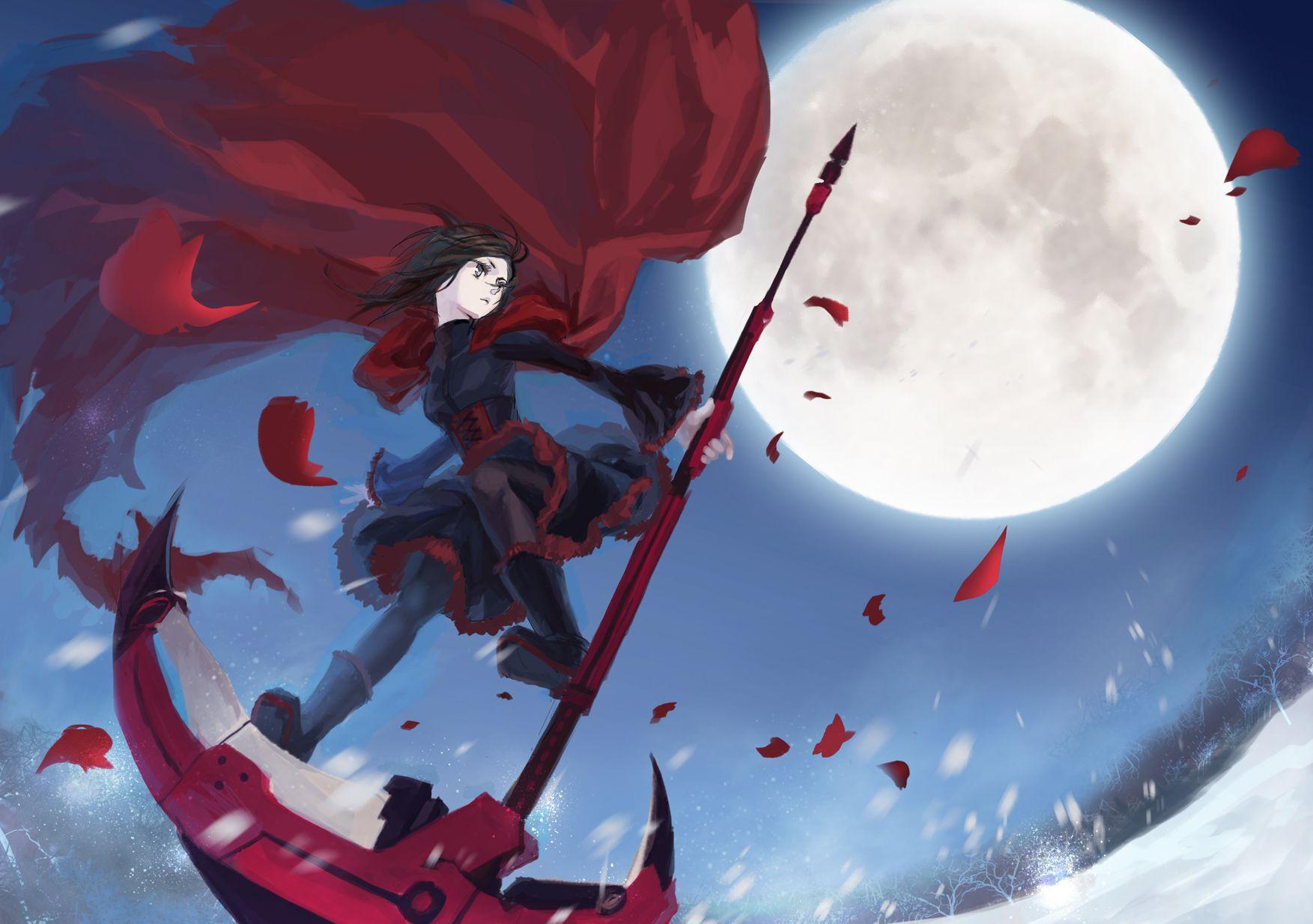 1753x1234 Ruby Rose Anime Image Board