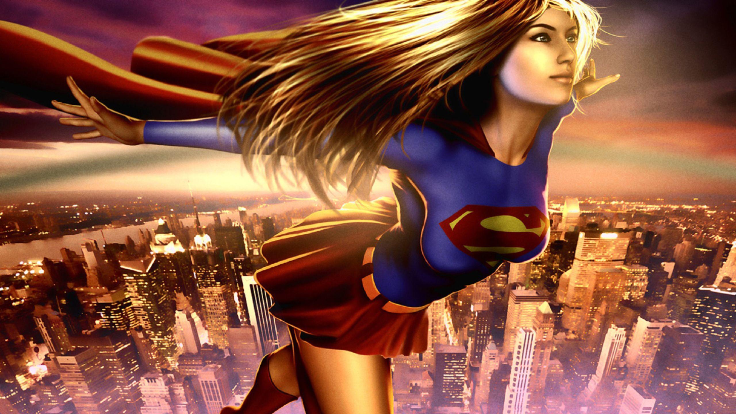 2560x1440 Supergirl HD Art 1440P Resolution HD 4k Wallpaper