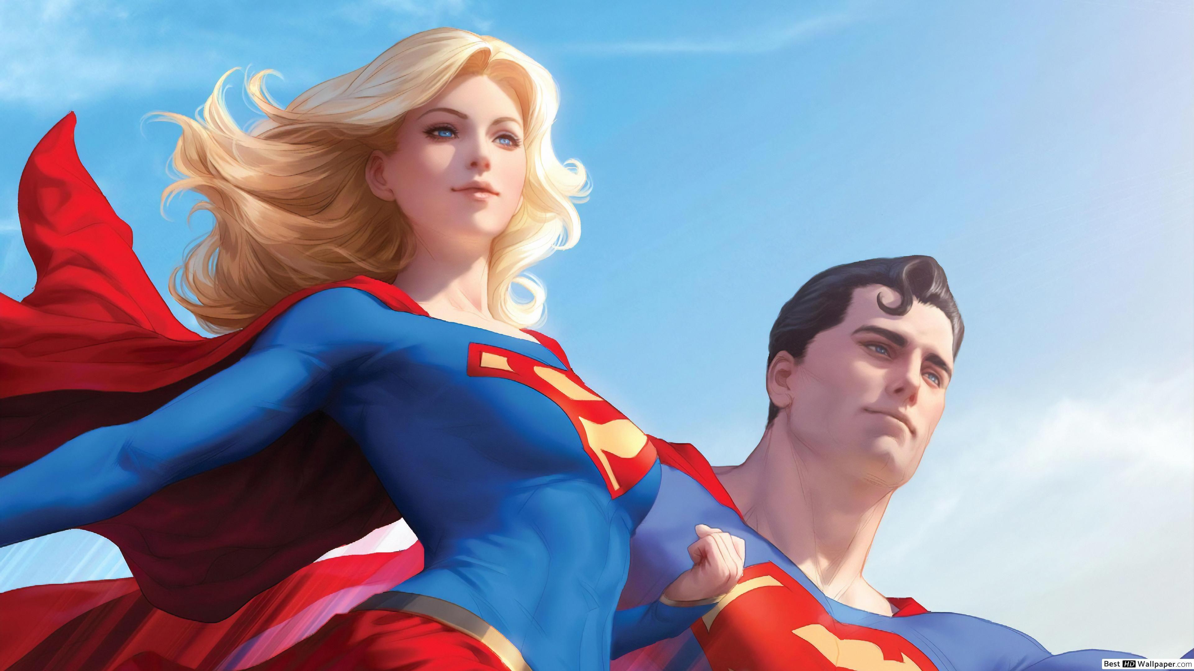 3840x2160 DC Comics Superheroes with Superman HD wallpaper download