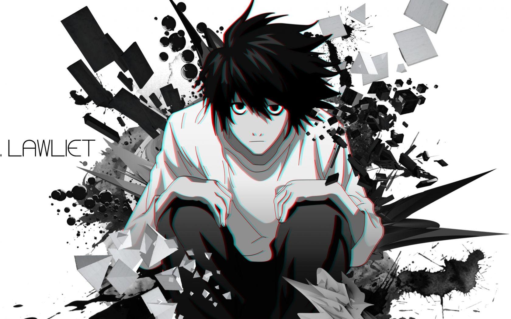1680x1050 Free download L Death Note Wallpaper High Quality Download
