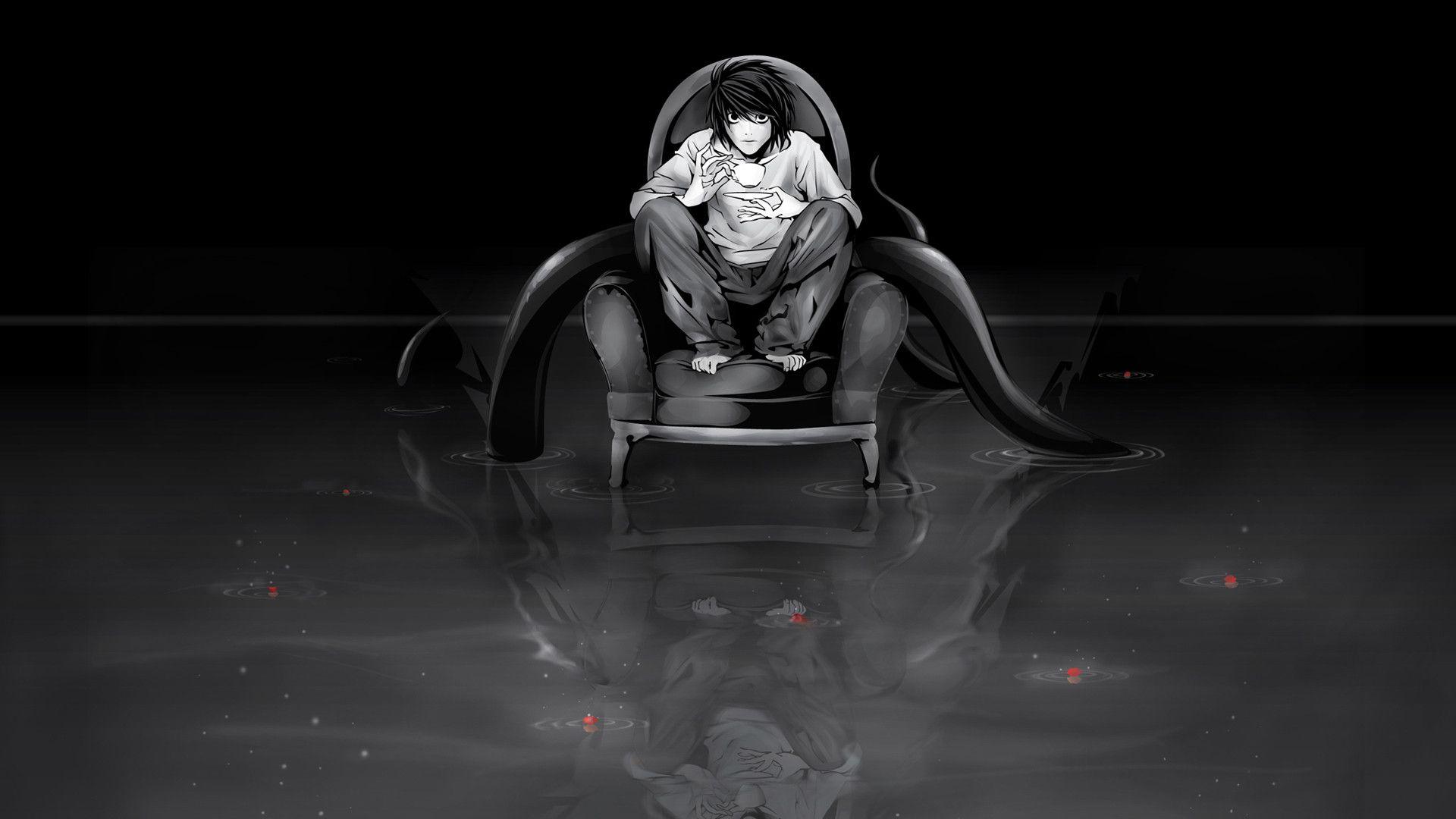 1920x1080 1920x1080 L (Death Note) wallpaper for computer.