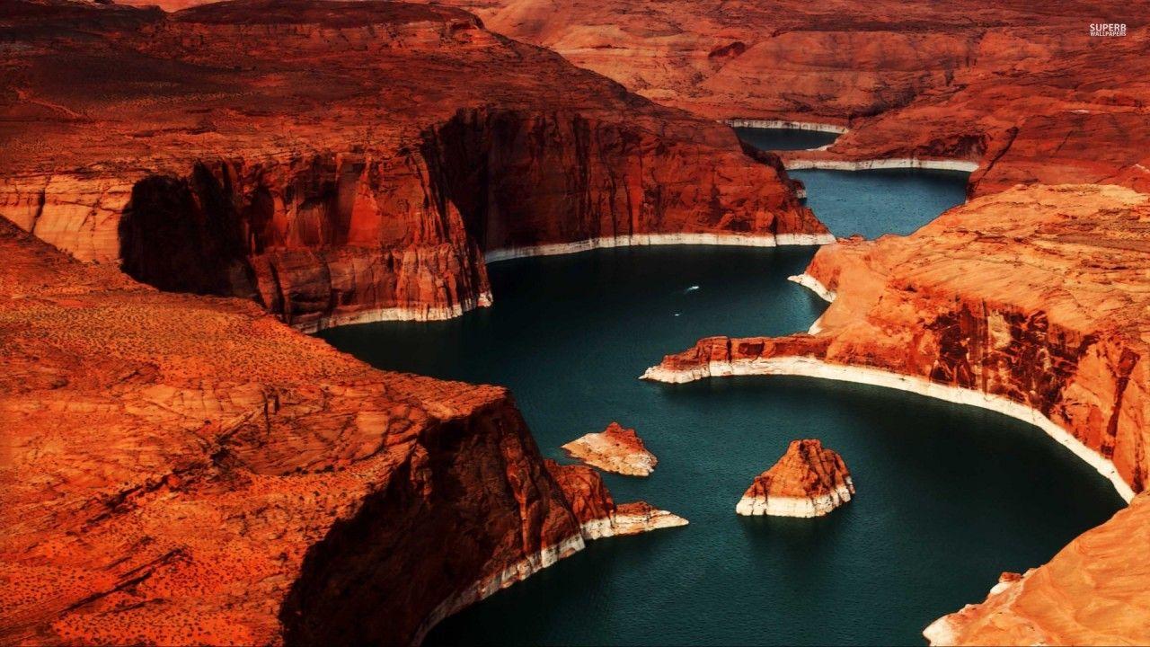 1280x720 Lake Powell Colorado River wallpaper. Lake Powell Colorado River