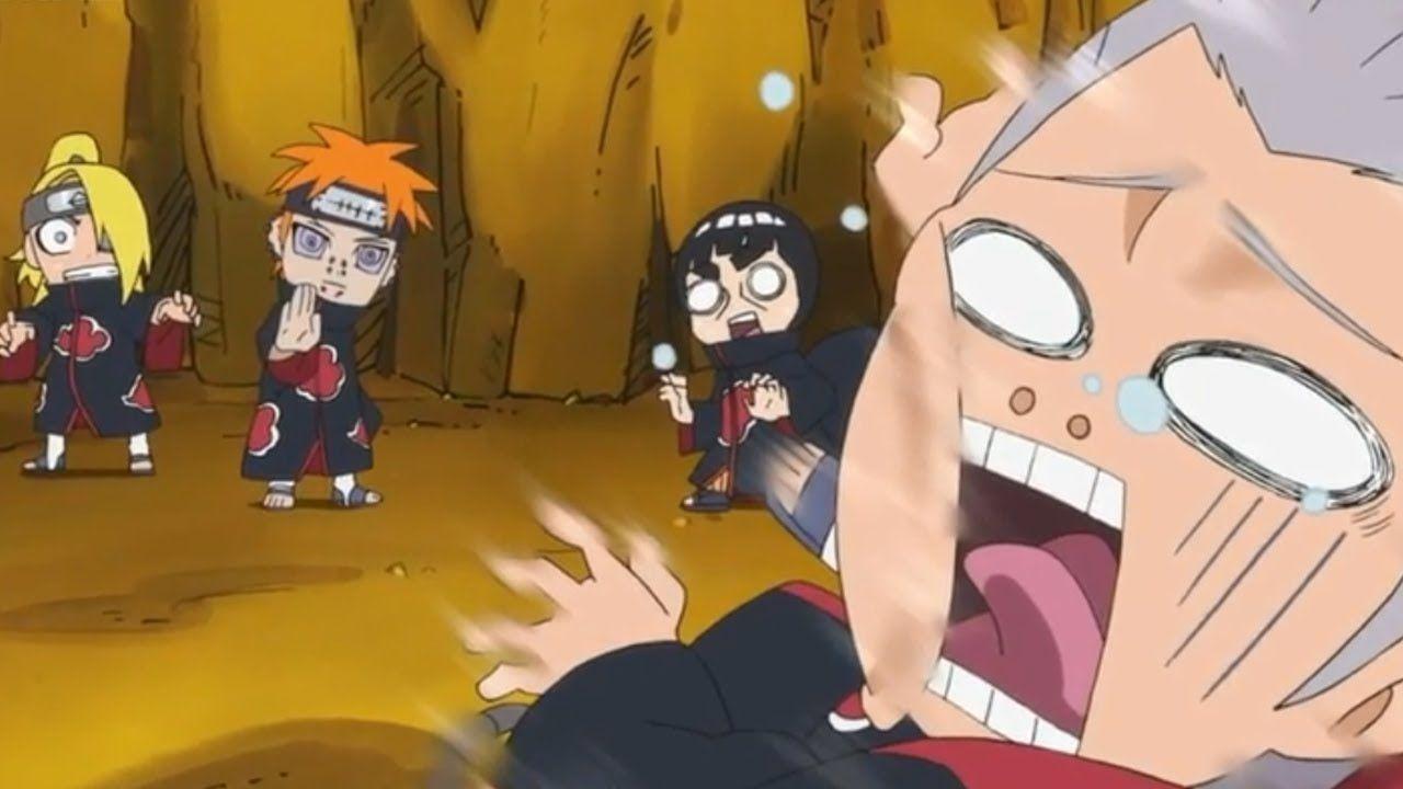 1280x720 Rock Lee and Guy Sensei join the Akatsuki, Pain gets Mocked Naruto SD Funny Scene ENG SUB