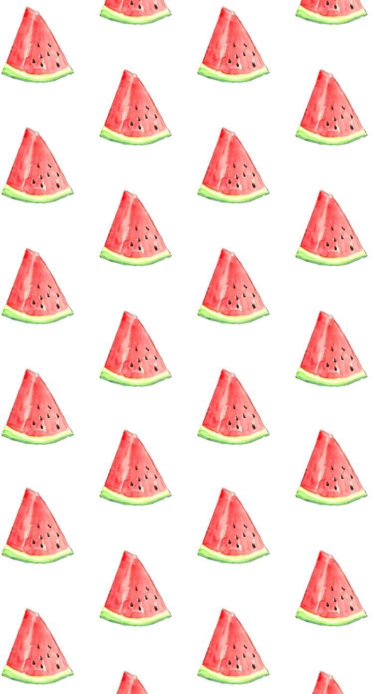 744x1392 Watermelon #Pattern / Download more #Fruity #iPhone #Wallpaper