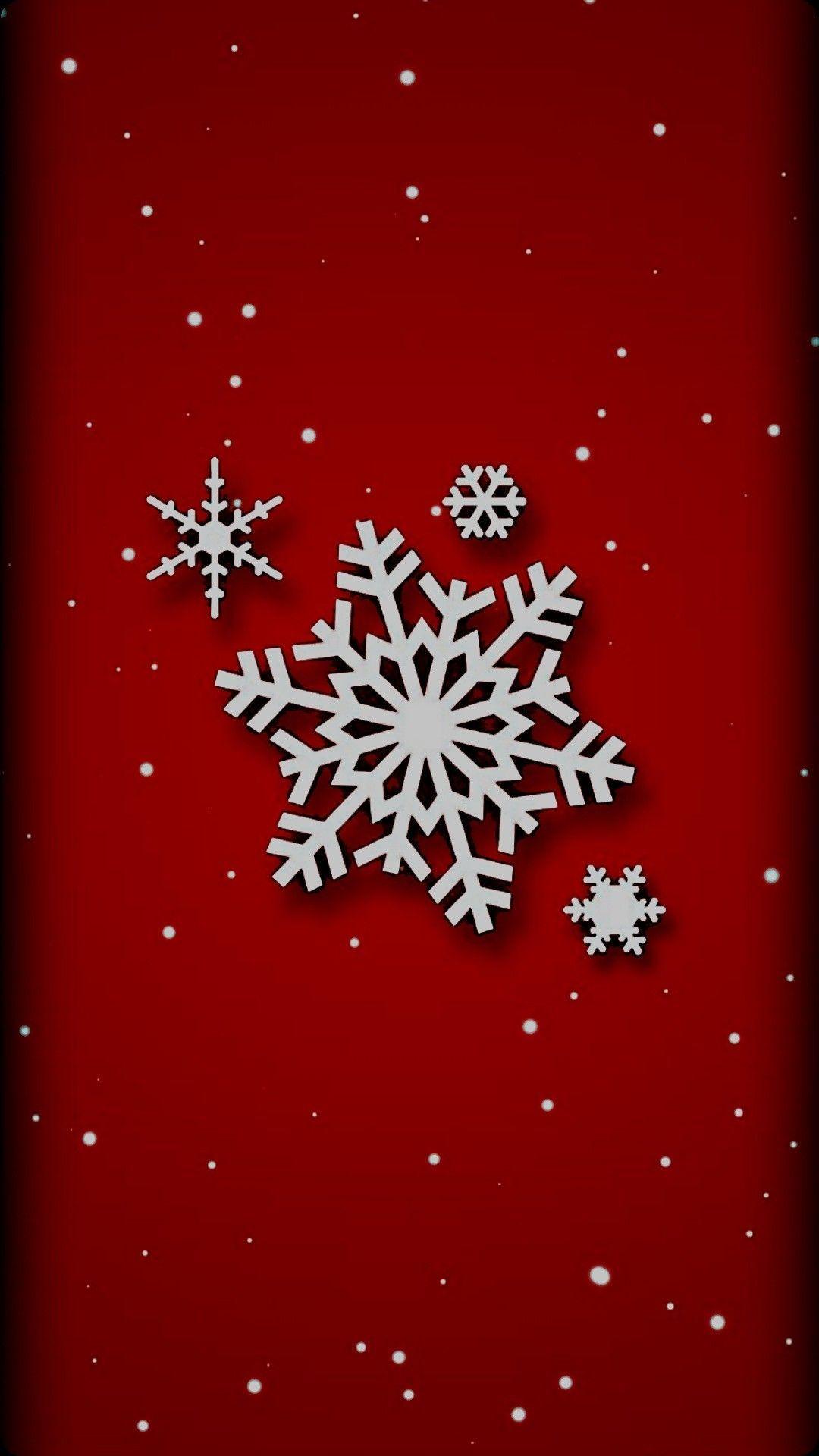 1080x1920 christmas. Red and silver wallpaper