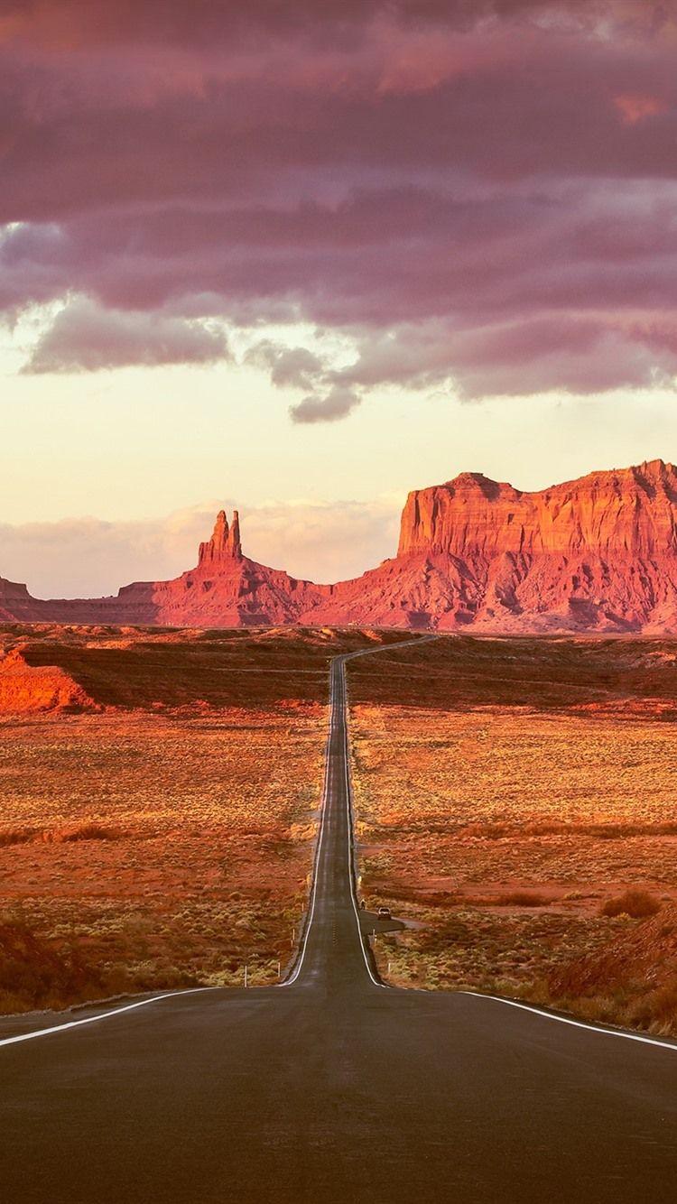 750x1334 Monument Valley, Route USA 750x1334 IPhone 8 7 6 6S Wallpaper, Background, Picture, Image