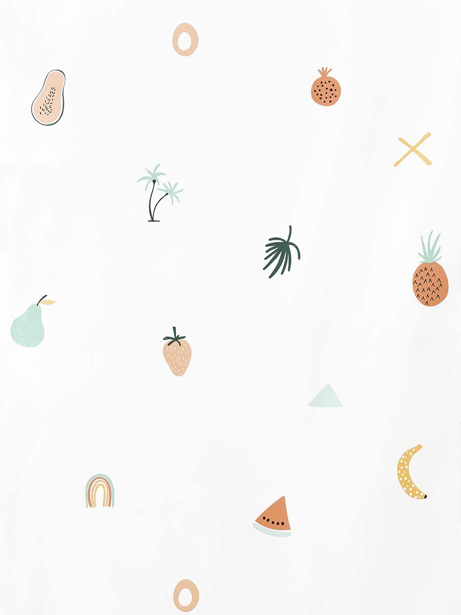 900x1200 Kenay Home Fruity Wallpaper Children's Wallpaper, Fruit Colours