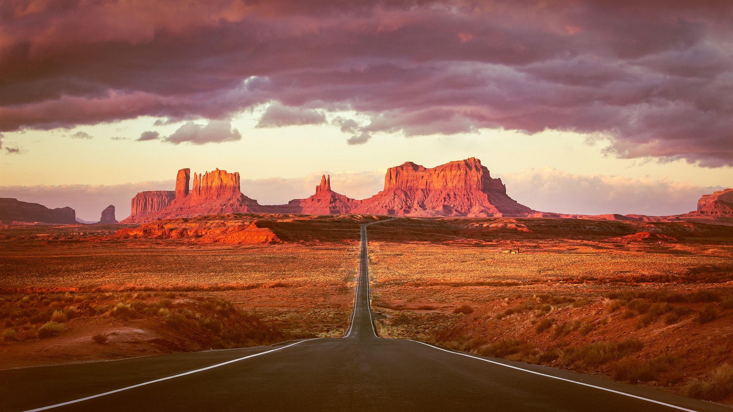2560x1440 Wallpaper Monument Valley, Route USA 2560x1440 QHD Picture, Image