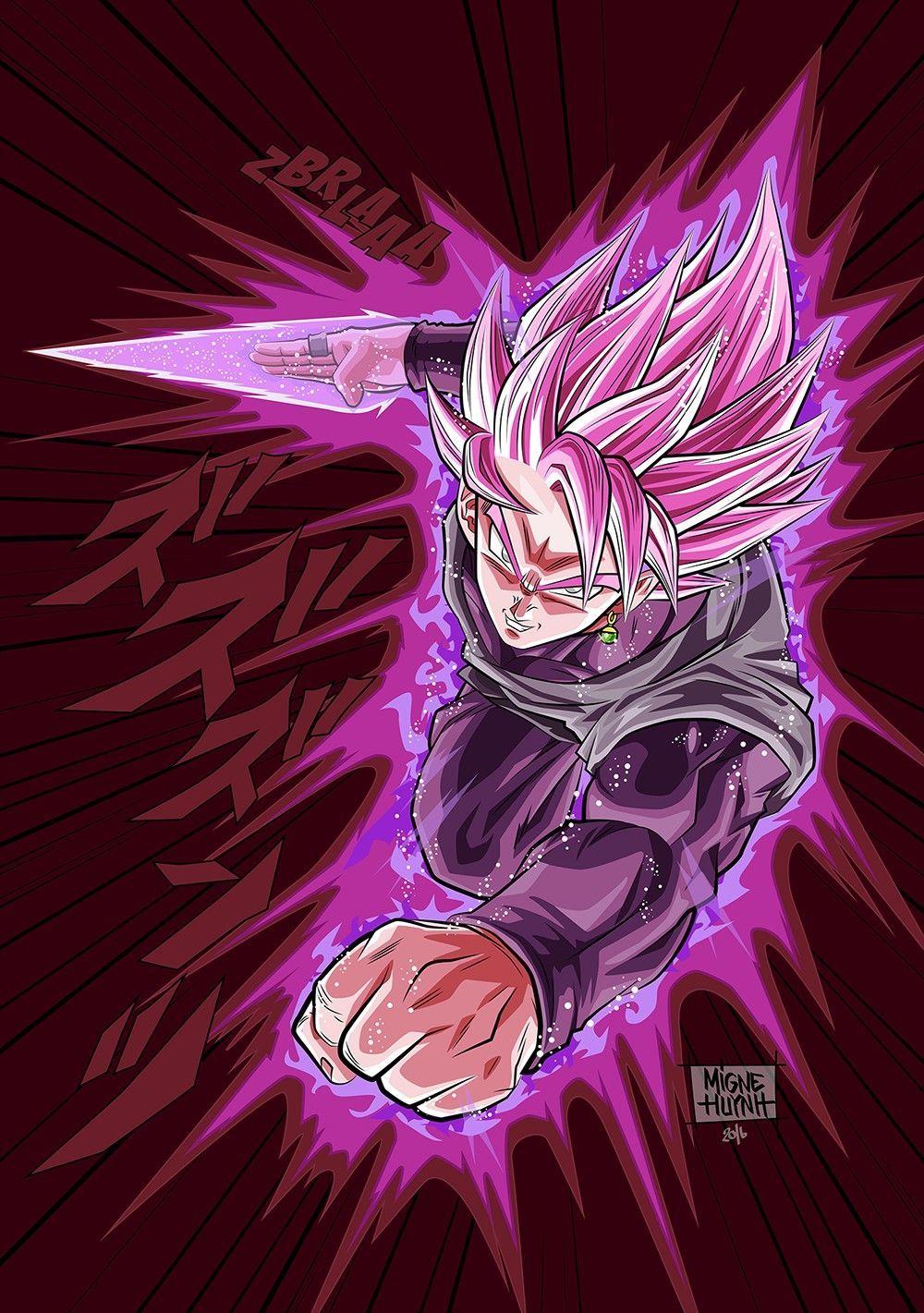 1000x1421 Goku Black SSJ Rose, Dragon Ball Super. Dragon ball, Super saiyan