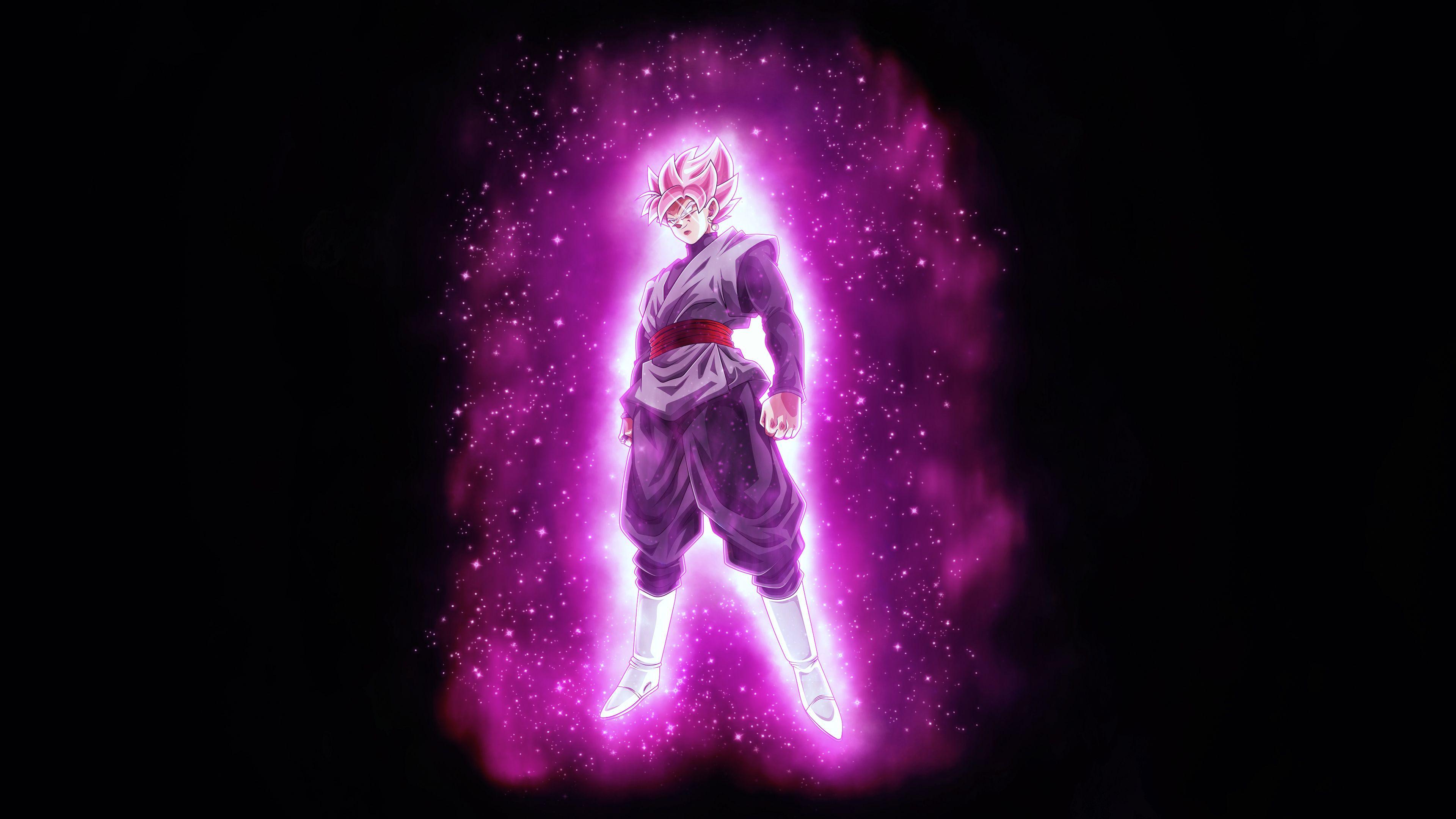 3840x2160 Super Saiyan Rosé Black Goku Dragon Ball Super 4K Wallpaper