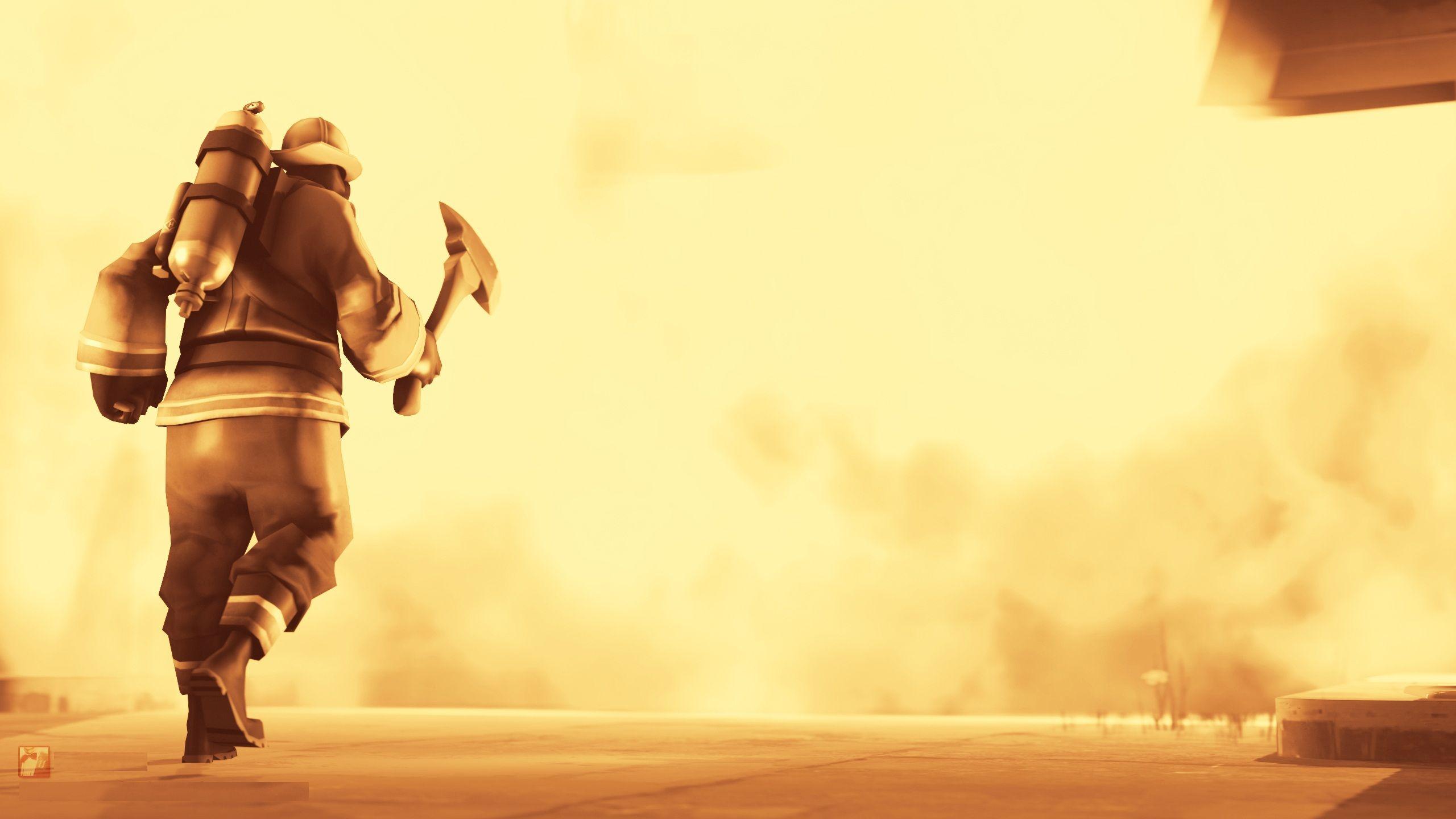 2560x1440 Firefighter HD Wallpaper Background Wallpaper 2560×1440