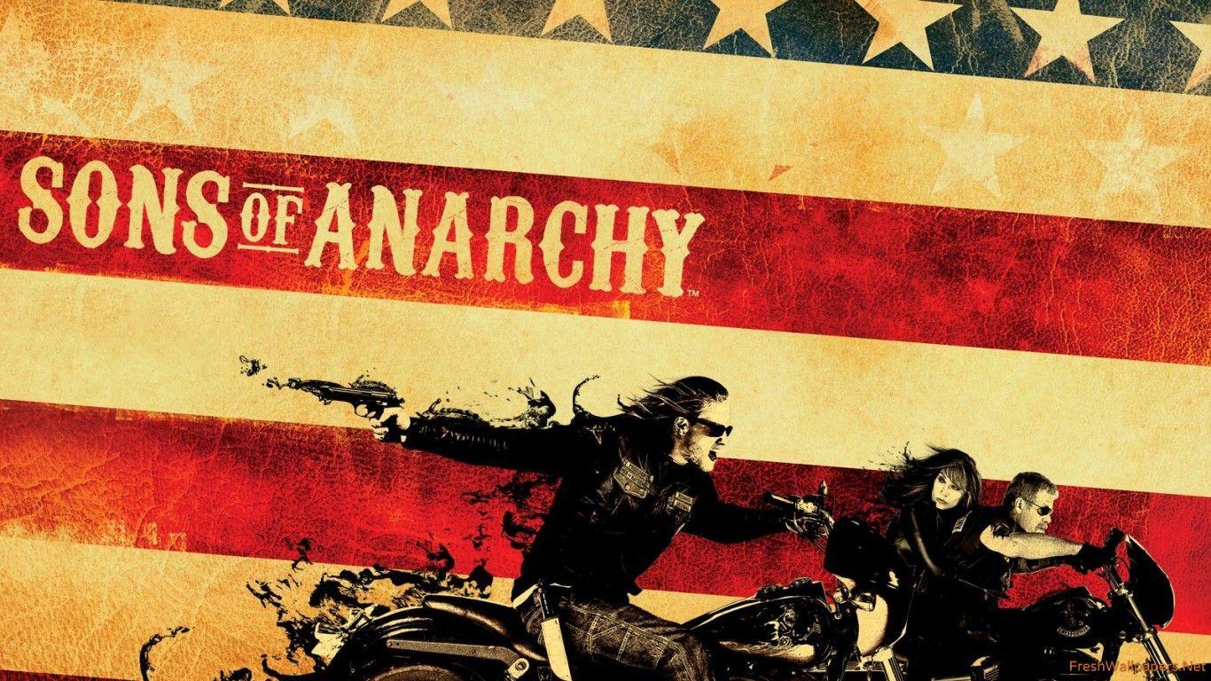 1366x768 Sons of anarchy season 2 wallpaper