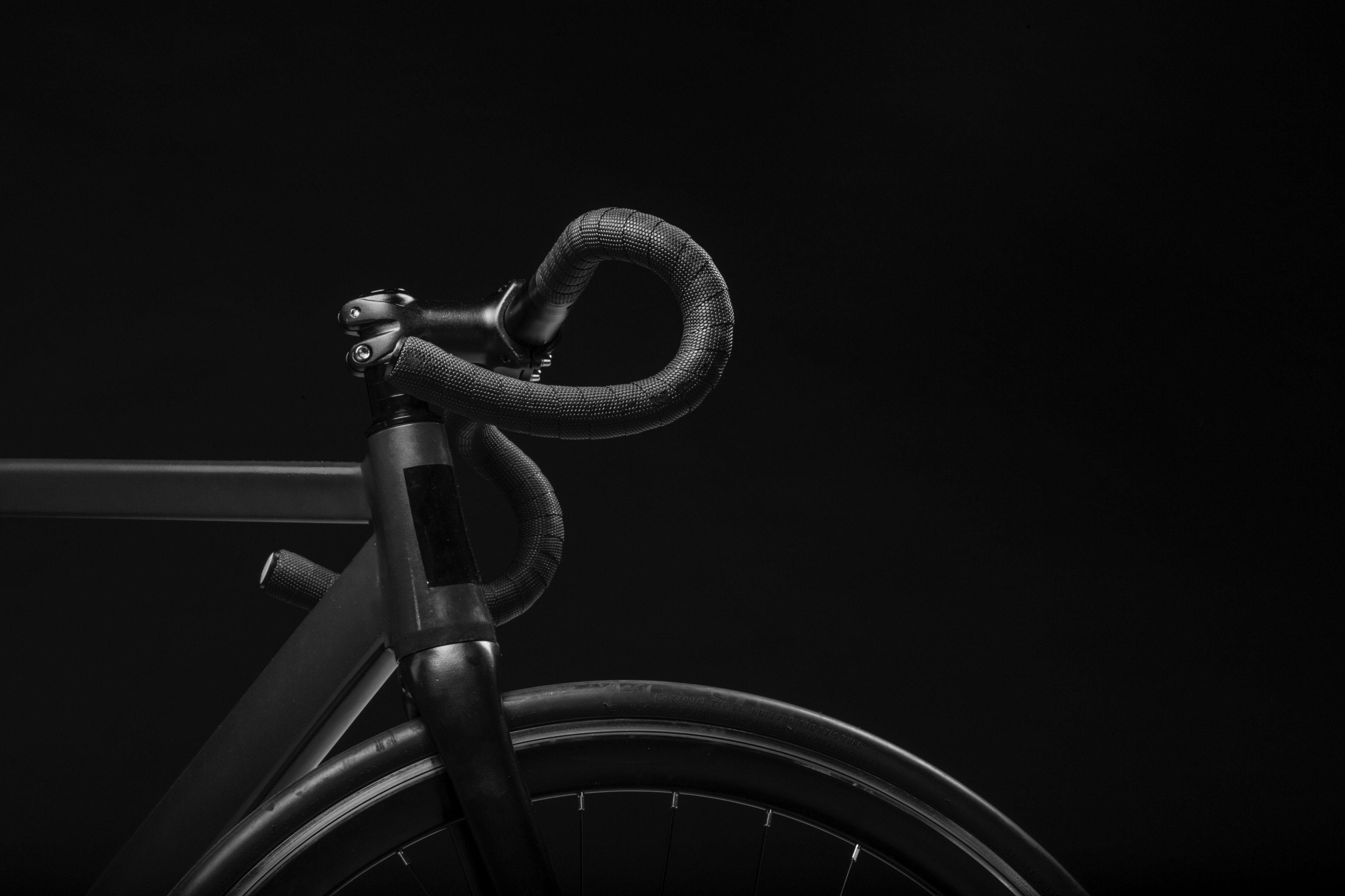3840x2560 black handlebars minimal and wallpaper HD 4k wallpaper and background