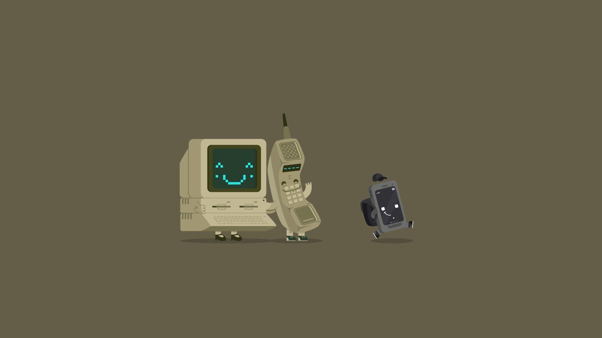 1920x1080 Minimal Computer Phone Technology HD HQ Image Free Wallpaper