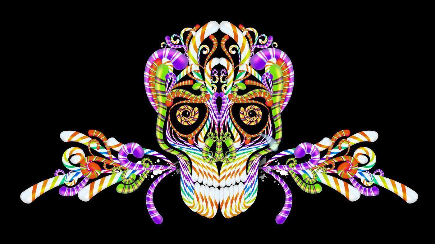 1400x788 Skull Art Wallpaper