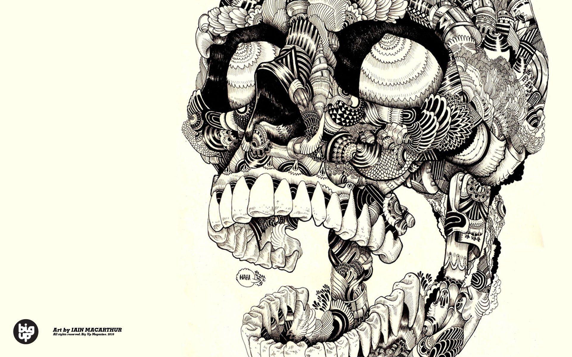 1920x1200 Skull Wallpaper For Girls