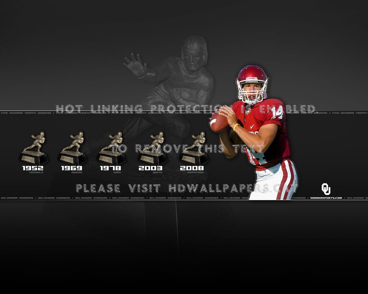 1280x1024 Oklahoma Sooners Sam Bradford College Big