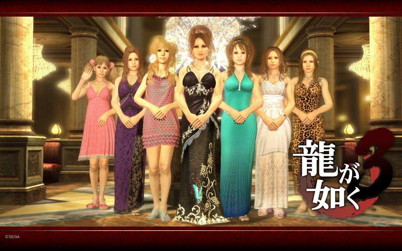 1280x800 Yakuza 3 (2009) promotional art