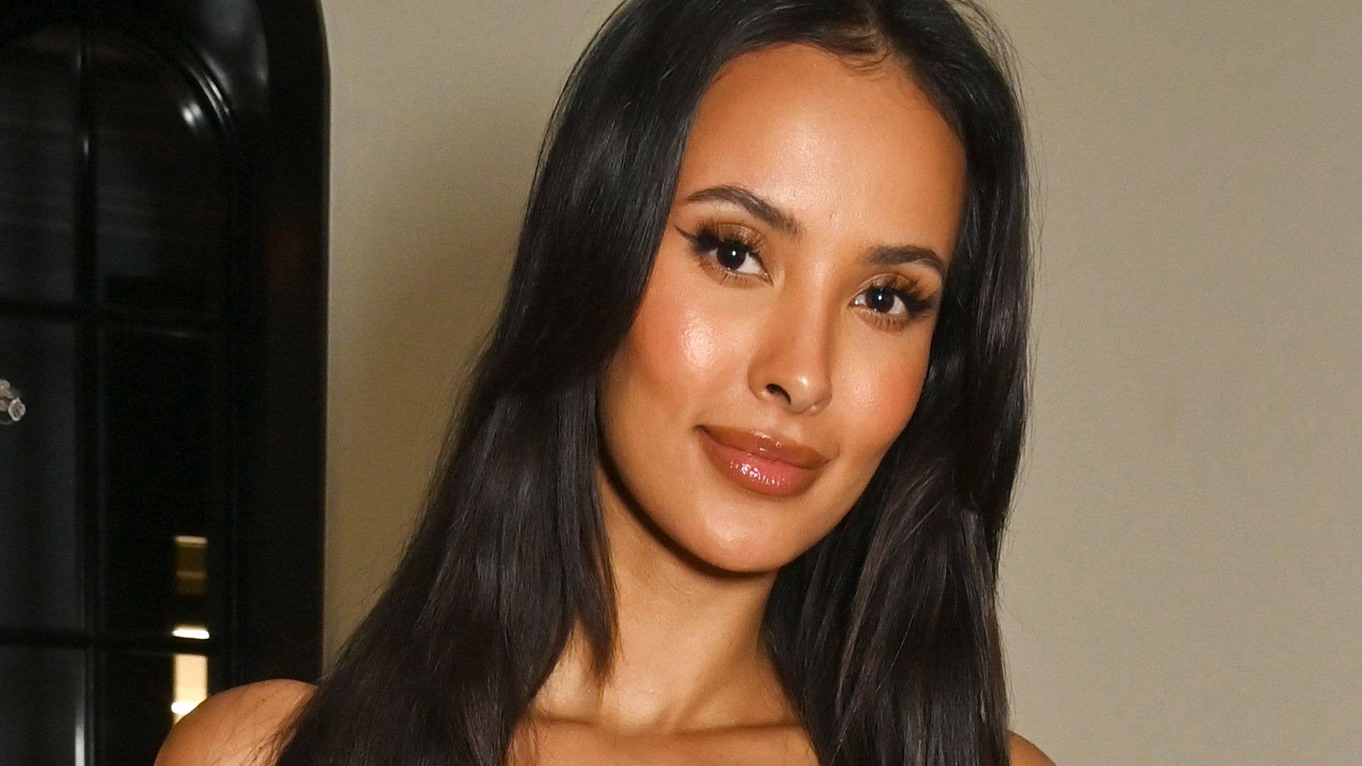 1920x1080 Maya Jama stuns in Barbie pink bodycon mini dress as she makes exciting announcement