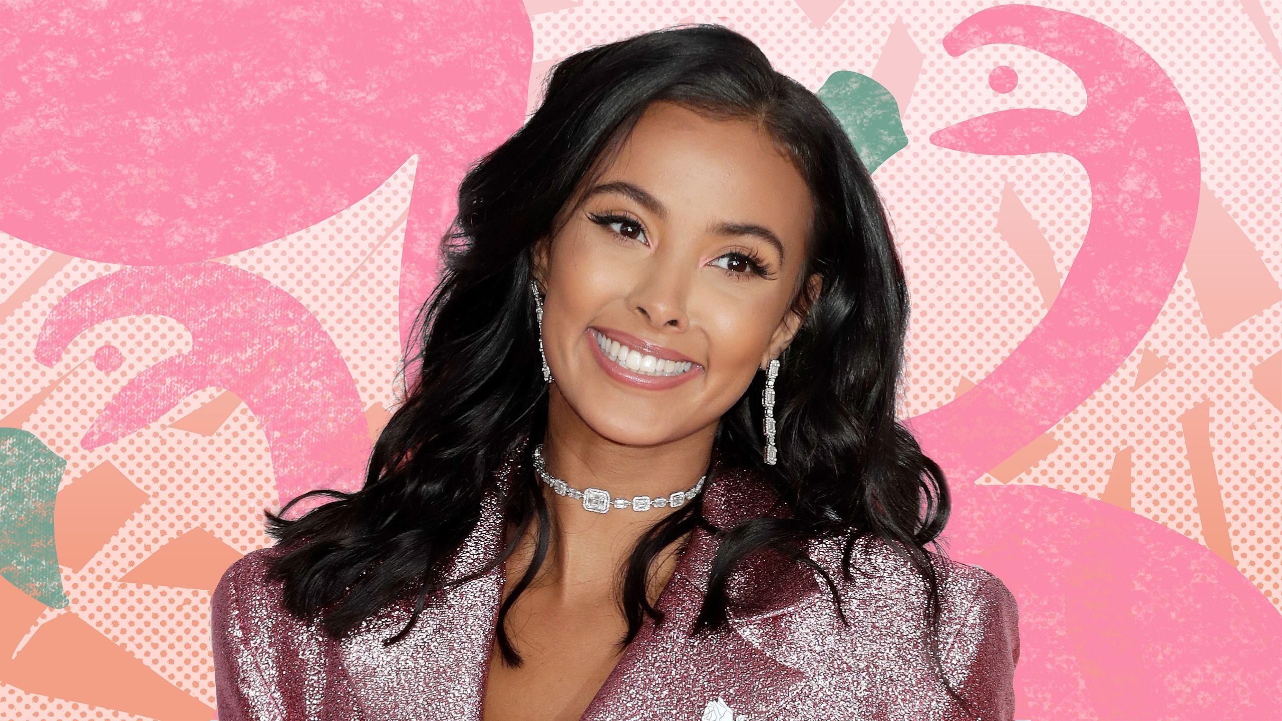 2560x1440 Maya Jama Shares Favourite Beauty and Hair Products
