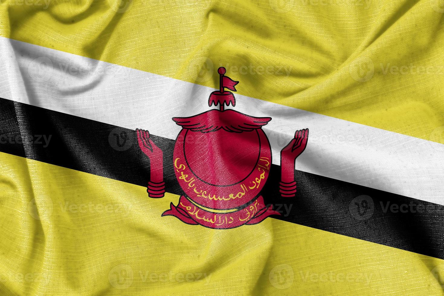1470x980 Brunei country flag background realistic silk fabric