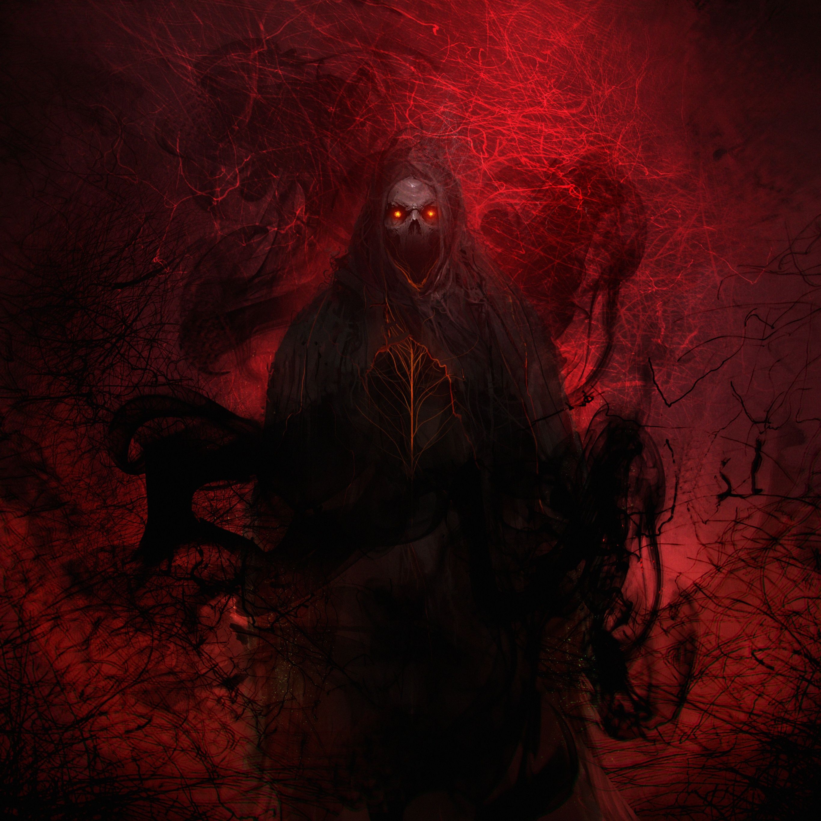 2732x2732 Hell Wallpaper 4K, Demon, Scary, Frightening, 5K
