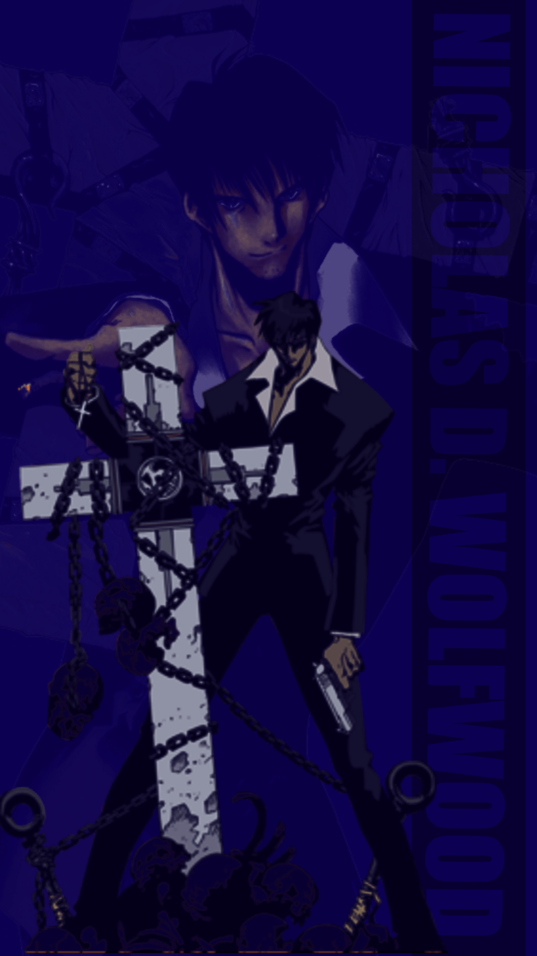 1080x1920 So ppl liked the vash one i made, so here's a Nicholas D. Wolfwood phone background! enjoy!