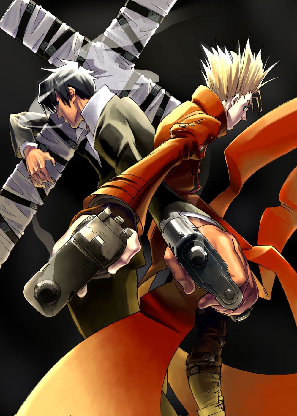1000x1400 Vash and Wolfwood 2
