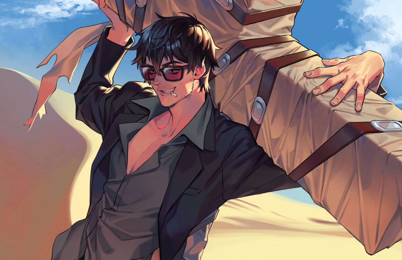 1280x828 Nicholas D. Wolfwood by Solthrys Anime Image Board