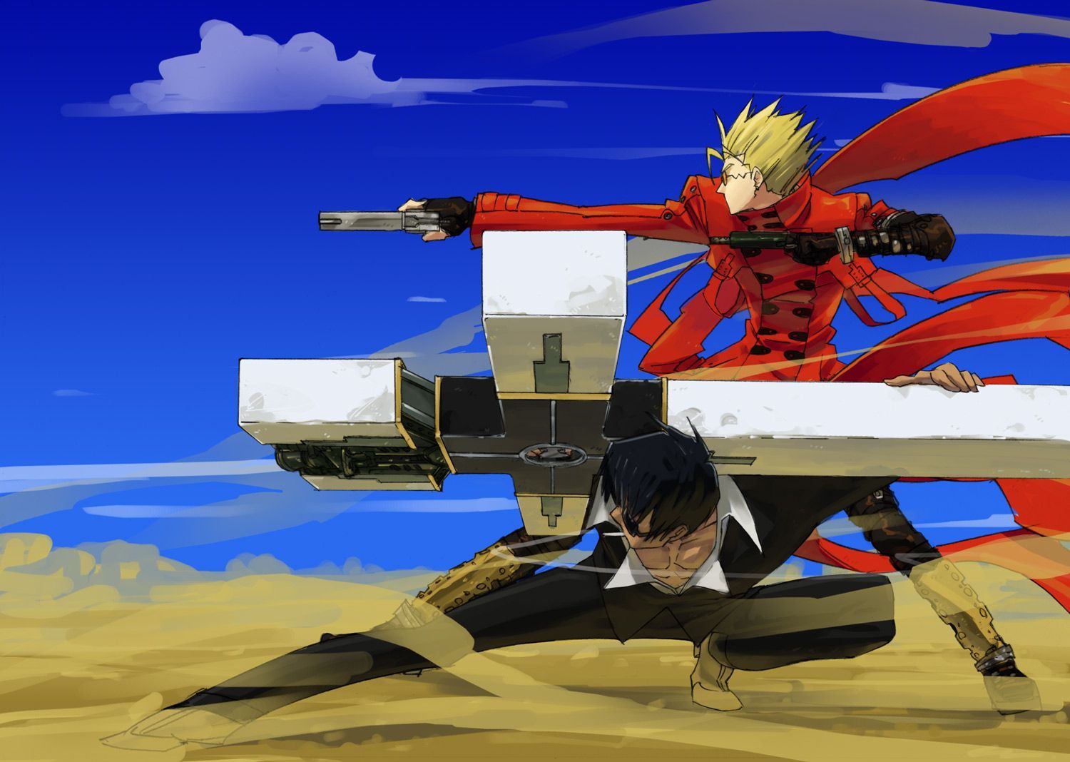 1500x1068 Trigun ideas. wolfwood movie, wolfwood nicholas d wolfwood art