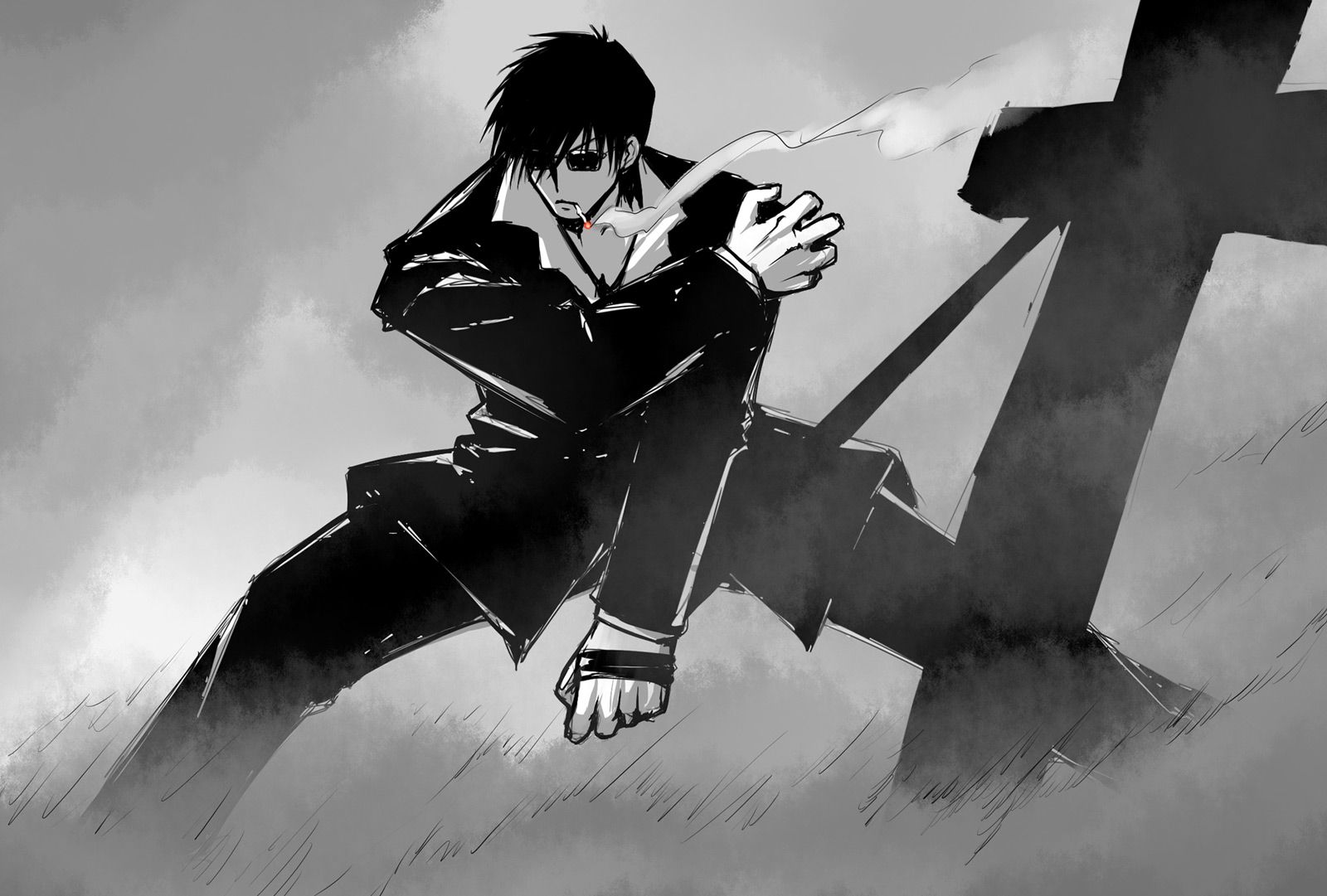 1600x1081 Nicholas D. Wolfwood Anime Image Board