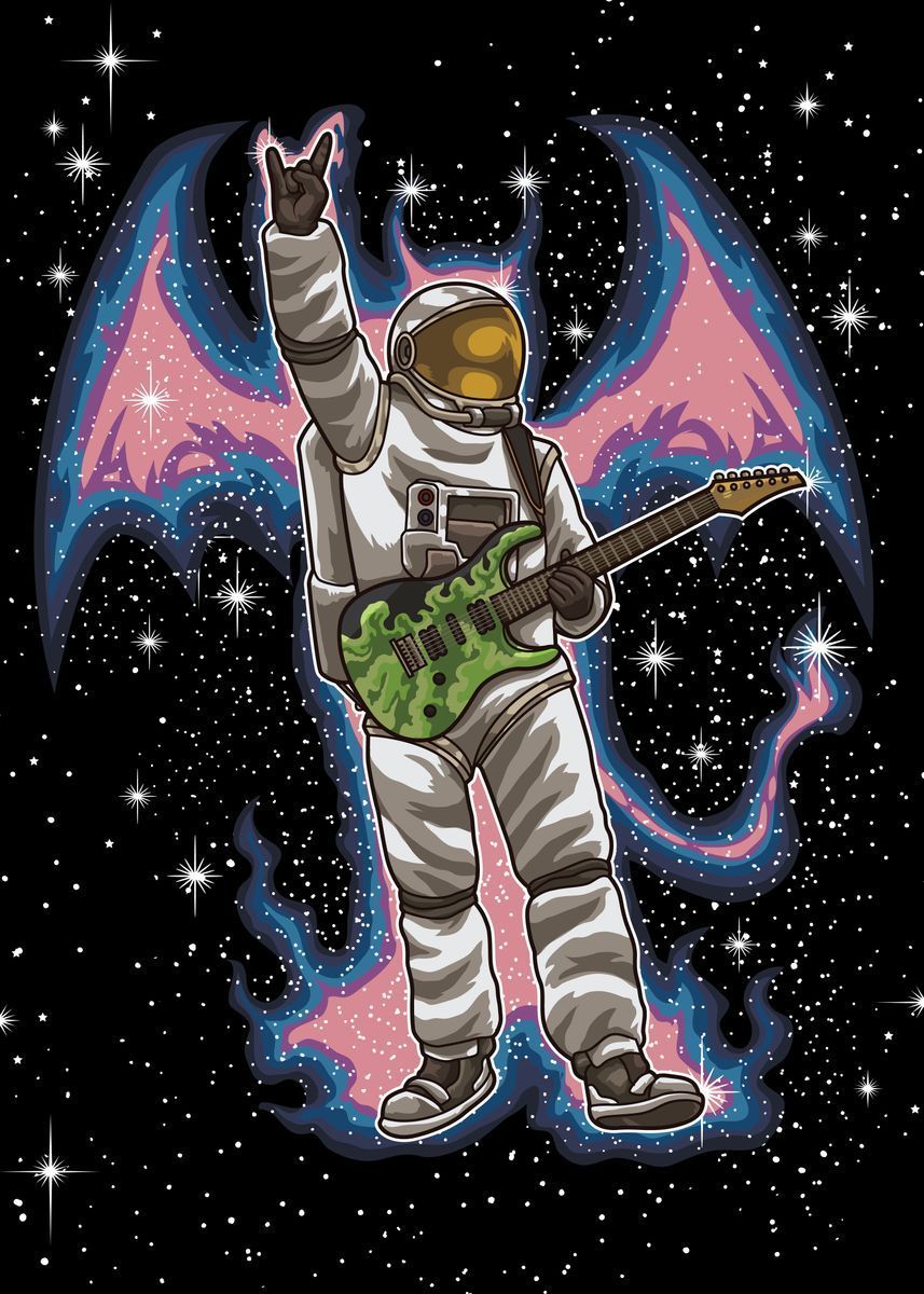 857x1200 Heavy Metal Astronaut