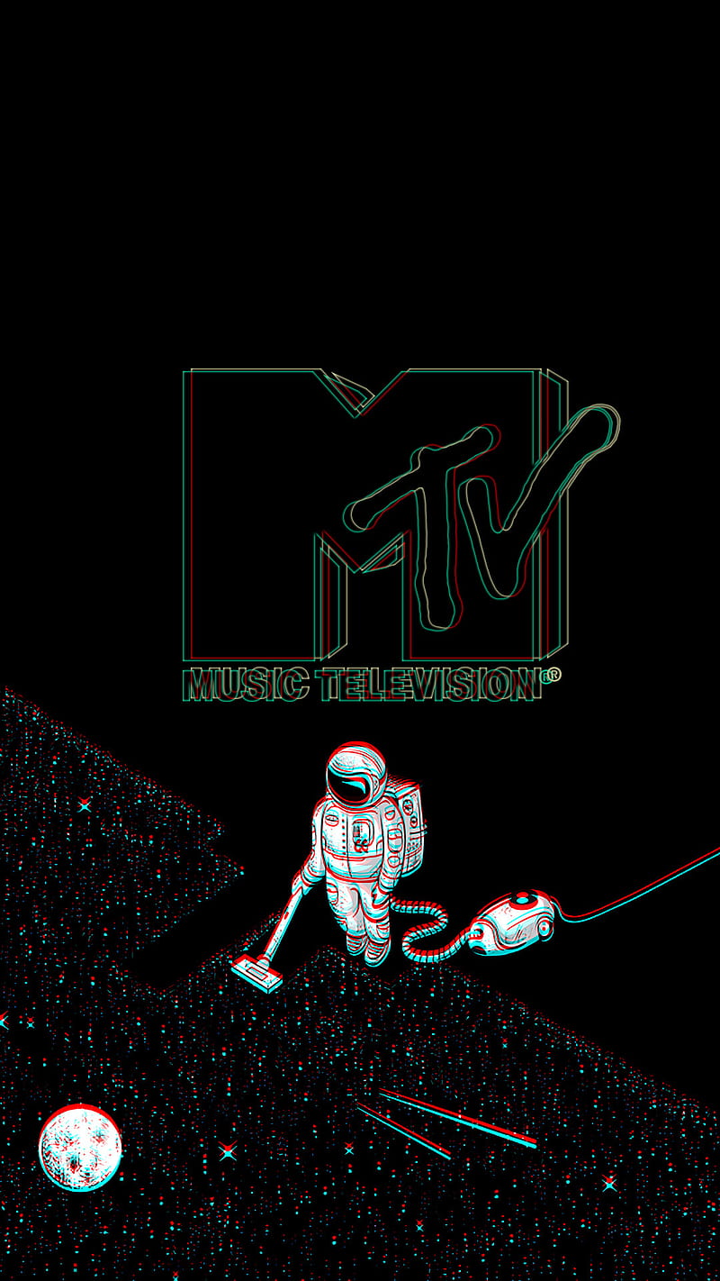 800x1422 Mtv, astronaut, brand, cosmos, galaxy, logo, logos, music, space, technology, HD phone wallpaper
